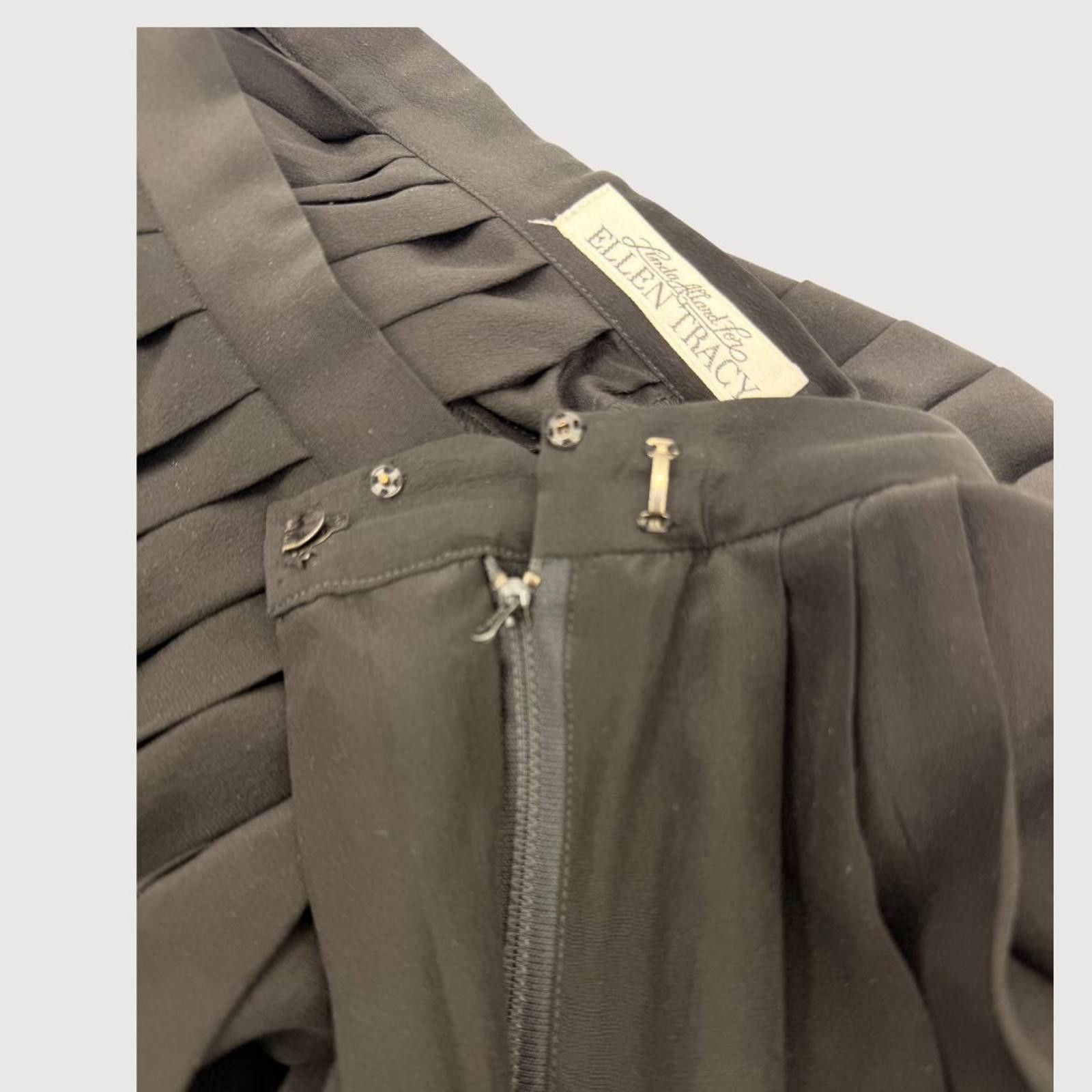 Other Ellen Tracy Vintage 100% Silk Pleated Midi Skirt Size 12 Size 34" / US 12 / IT 48 - 6 Thumbnail