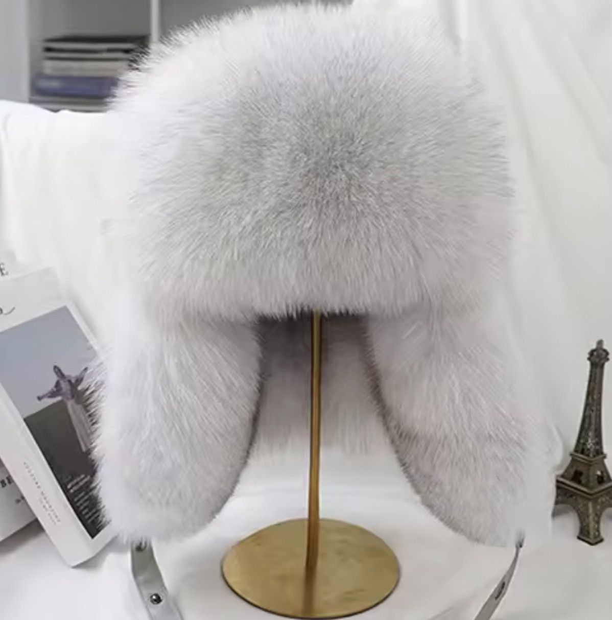 Other Real Fur Ushanka Winter Russian Hat Size S Size ONE SIZE - 3 Thumbnail