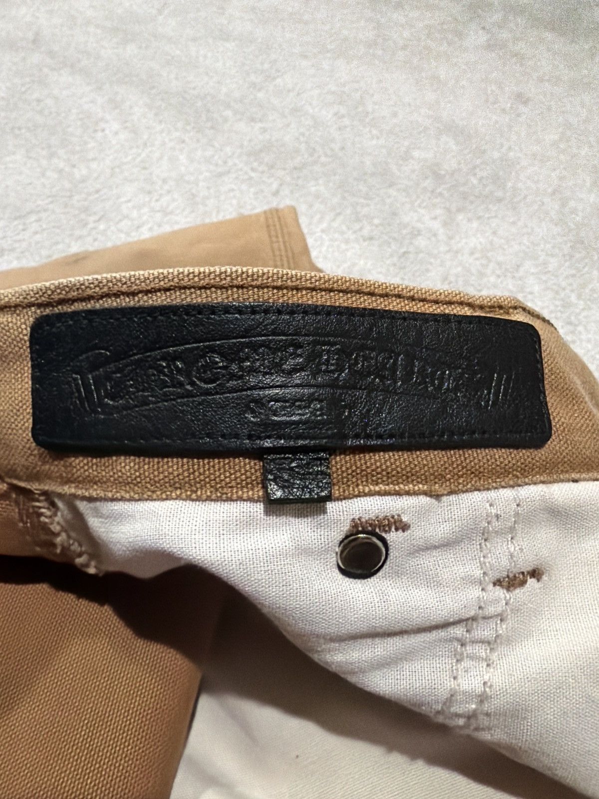 Chrome Hearts Chrome Hearts Sex Records Carhartt Tan Carpenter Pants Size US 34 / EU 50 - 9 Thumbnail