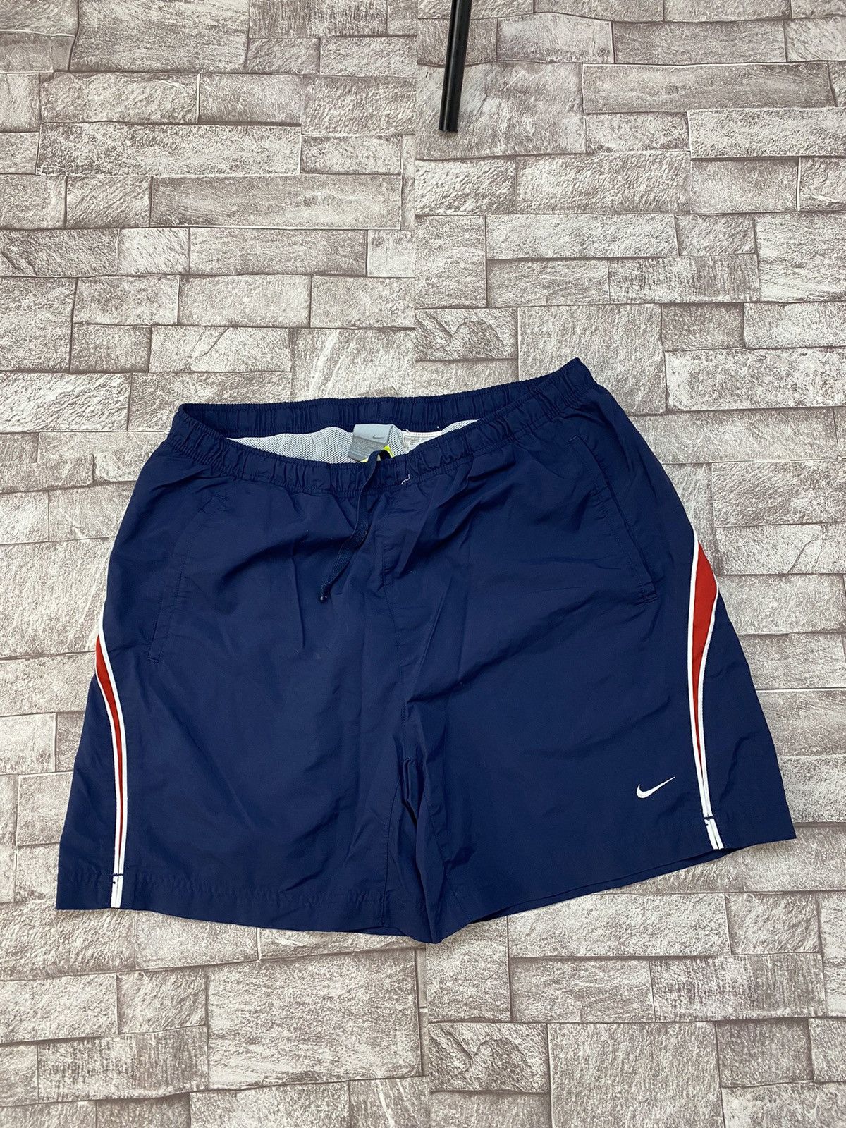 Nike × Vintage Nike Hype Nylon Vintage Shorts by Y2k Travis Scott style Xl Size US 34 / EU 50 - 3 Thumbnail