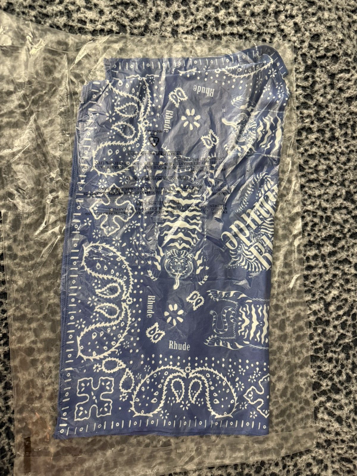 Rhude Rhude Tiger silk bandana Size ONE SIZE - 3 Thumbnail