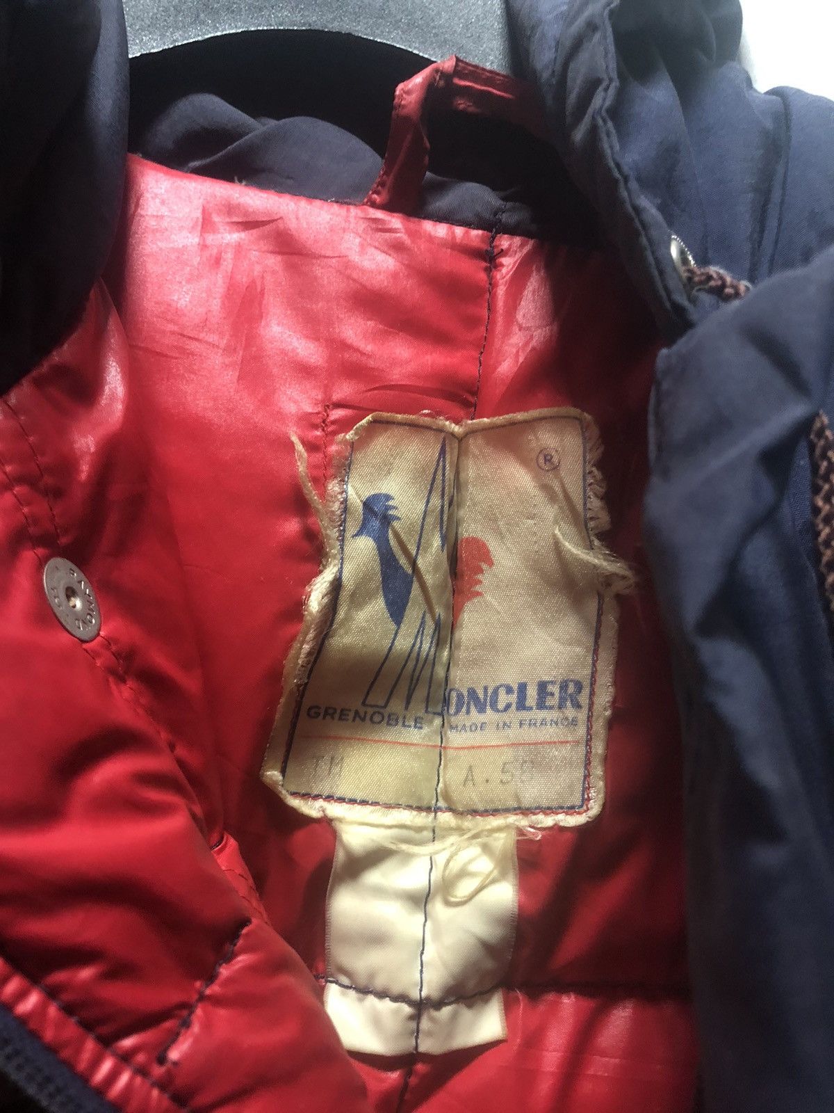 Moncler Vintage MONCLER Grenoble Long Jacket Puffer France Made Size US L / EU 52-54 / 3 - 3 Thumbnail