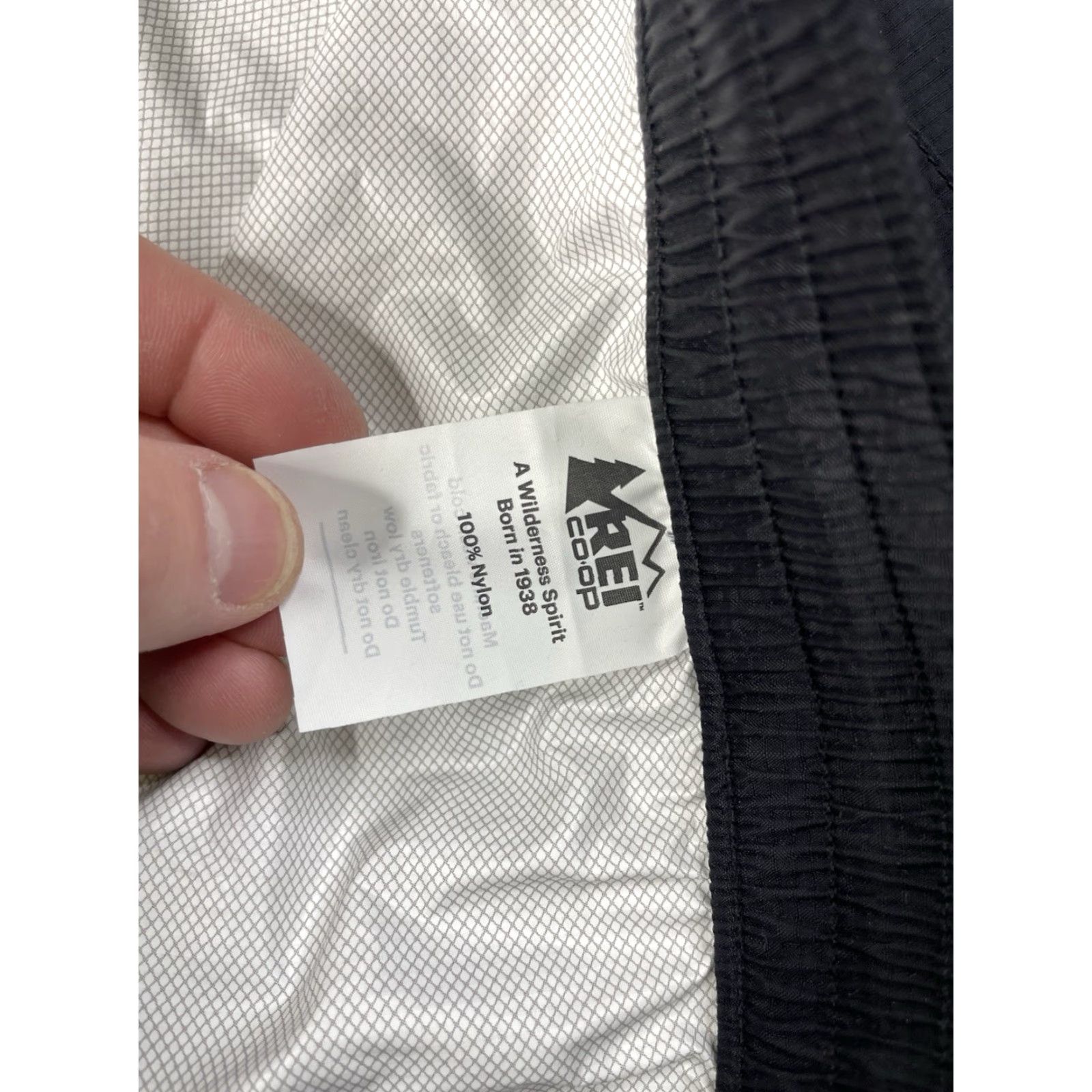 Vintage REI Co-op Rain Pants Mens Medium Black Waterproof Hiking Packable Nylon Shell Size US 31 - 7 Thumbnail