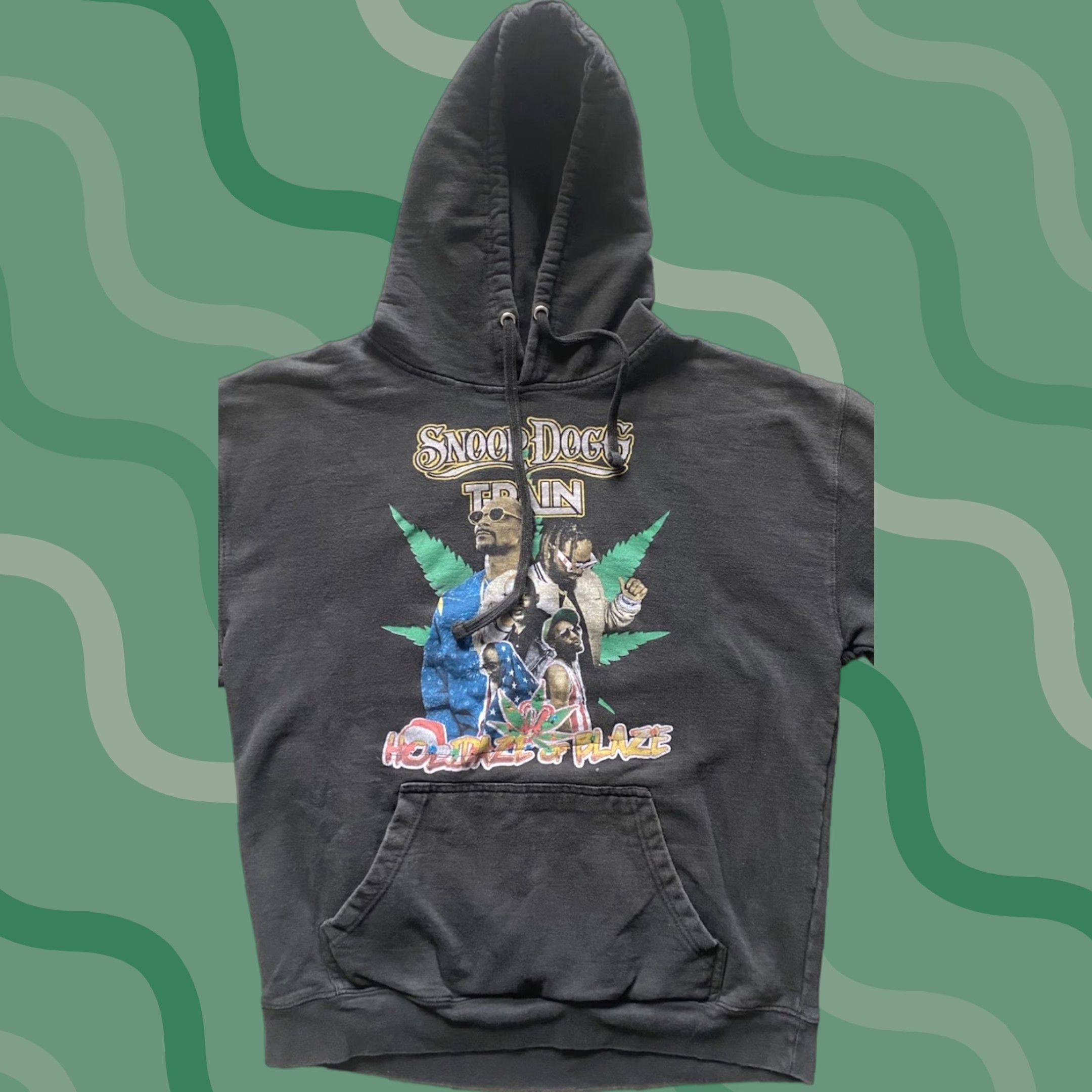 Doublet VINTAGE Snoop Dogg T-Pain MENS XL Black Double Sided Holidaze Of Blaze Tour Hoodie Warren G Yin Yang Twins Rap Music Size US XL / EU 56 / 4 - 1 Thumbnail