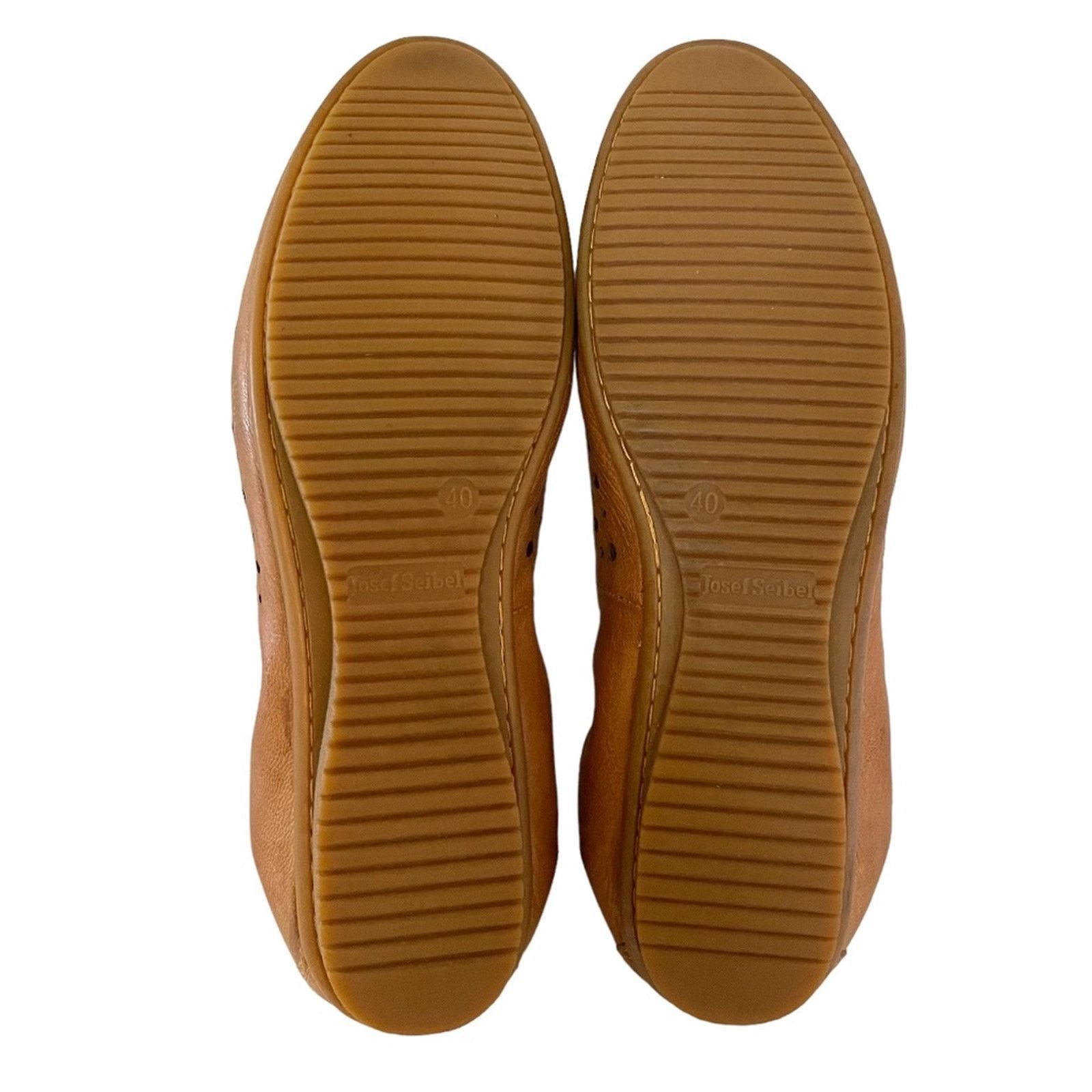 JOSEF SEIBAL Josef Seibel Pippa 29 Camel Tan Leather Ballet Flat Shoes Size US 9.5 / IT 39.5 - 9 Thumbnail