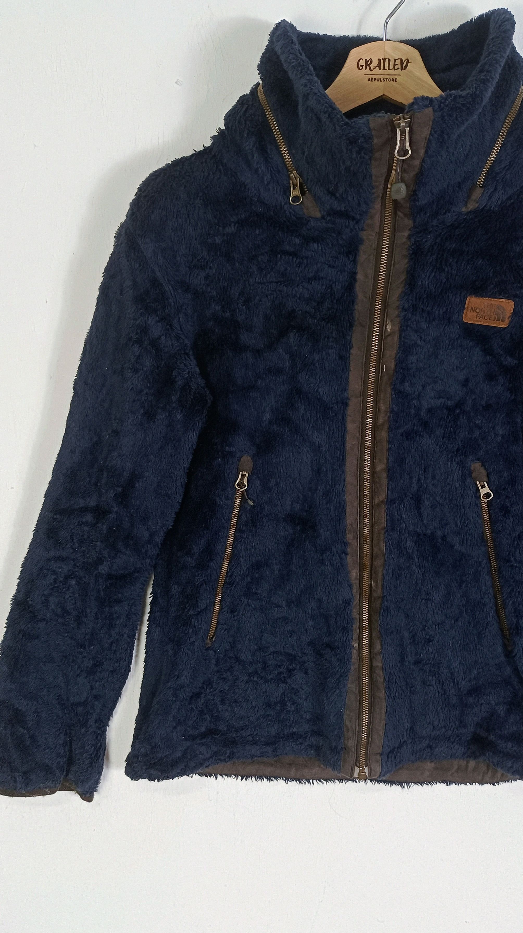 The North Face The North Face Polartec Fleece Learther Pacthes Jacket Size US M / EU 48-50 / 2 - 3 Thumbnail