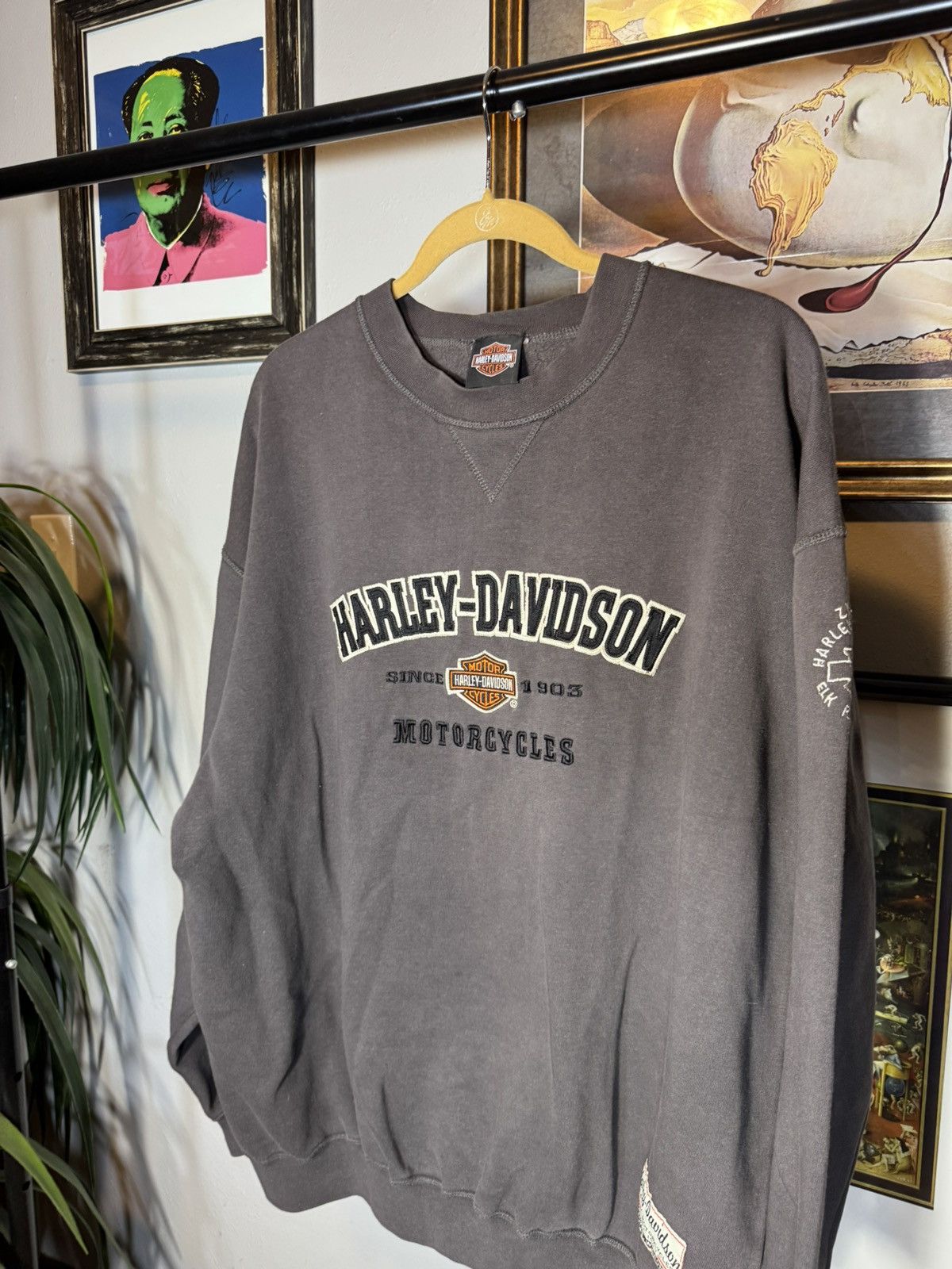 Harley Davidson Vintage Harley Davidson Sweatshirt Size US XXL / EU 58 / 5 - 3 Thumbnail