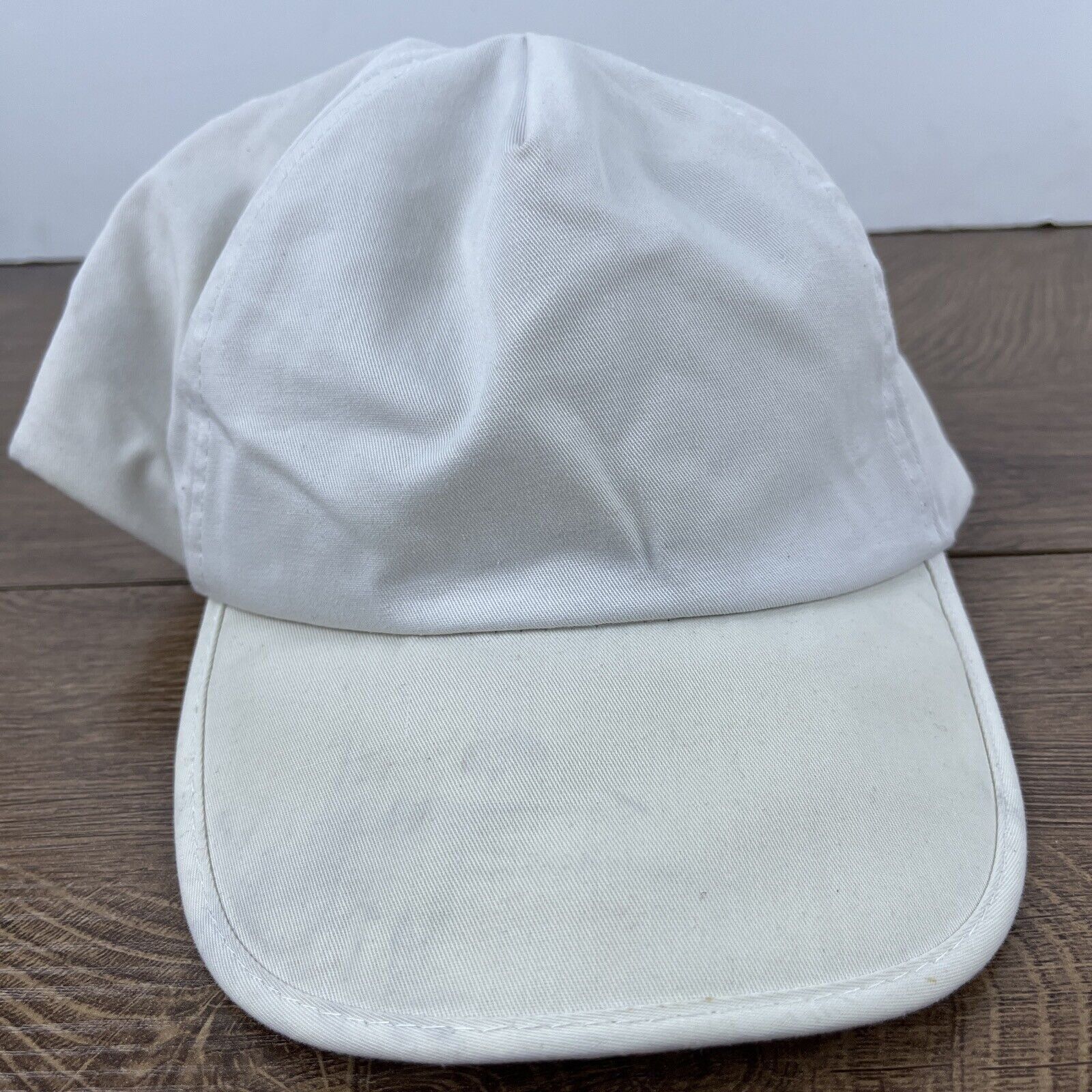 Other White Running Hat Adult Run Athletic White Hat Adjustable Wh Size ONE SIZE - 4 Thumbnail