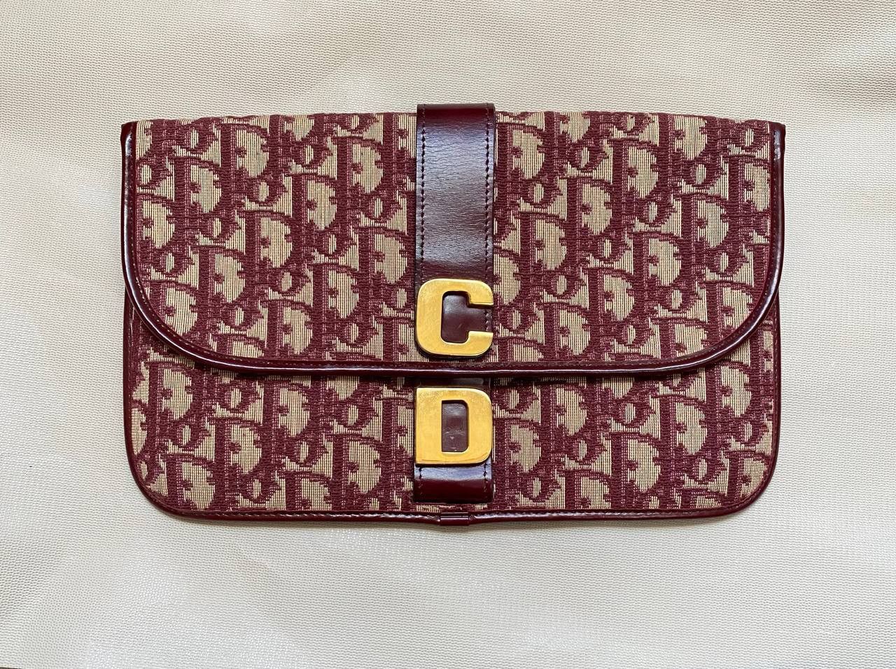 Christian Dior Monsieur × Dior 👜 Vintage Christian Dior Monogram Clutch very rare Size ONE SIZE - 1 Thumbnail