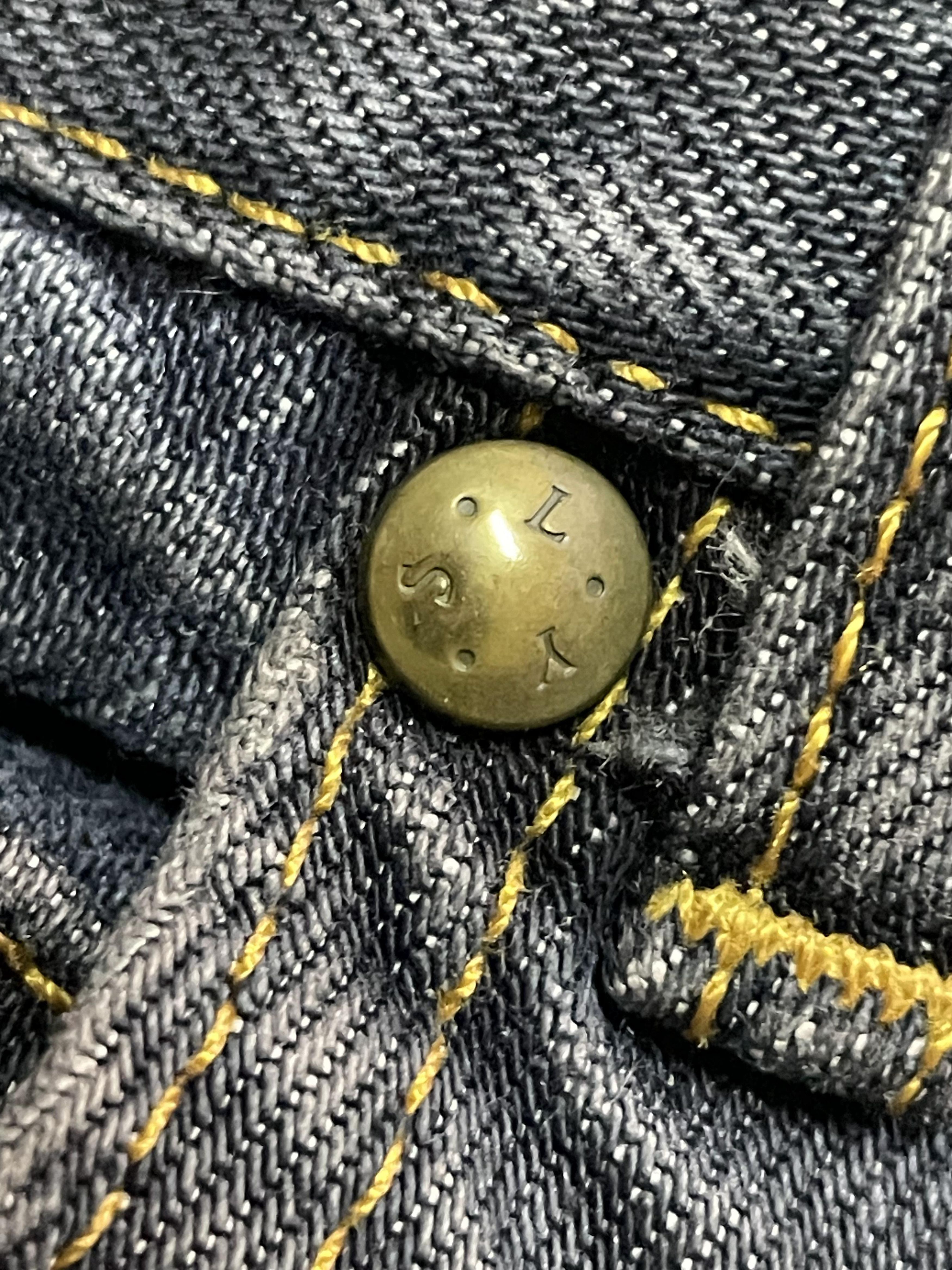 Designer Vintage YvesSaintLaurent Denim Size US 33 - 12 Thumbnail