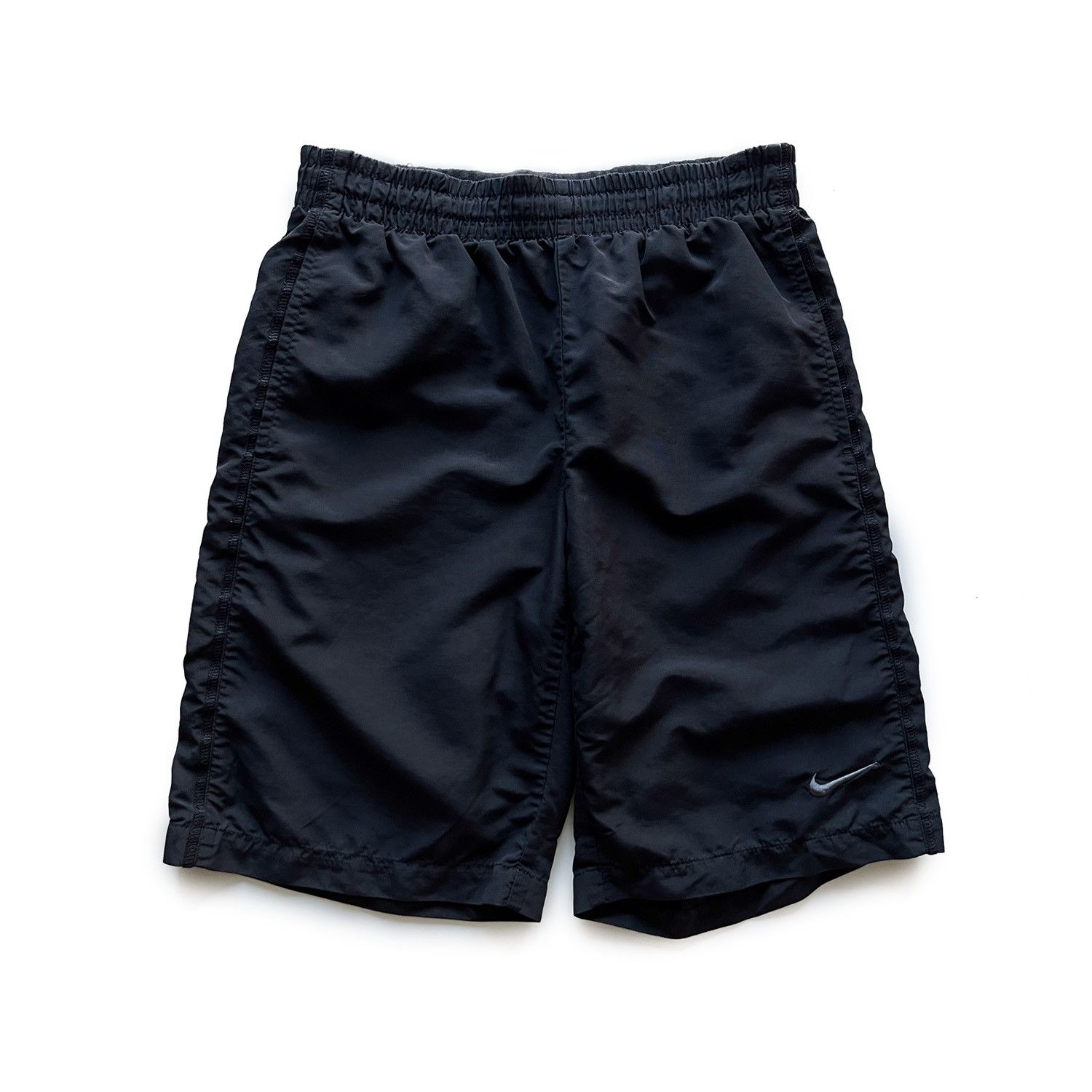Nike Swoosh Logo Shorts Trunks in Black/Grey Size US 29 - 1 Thumbnail