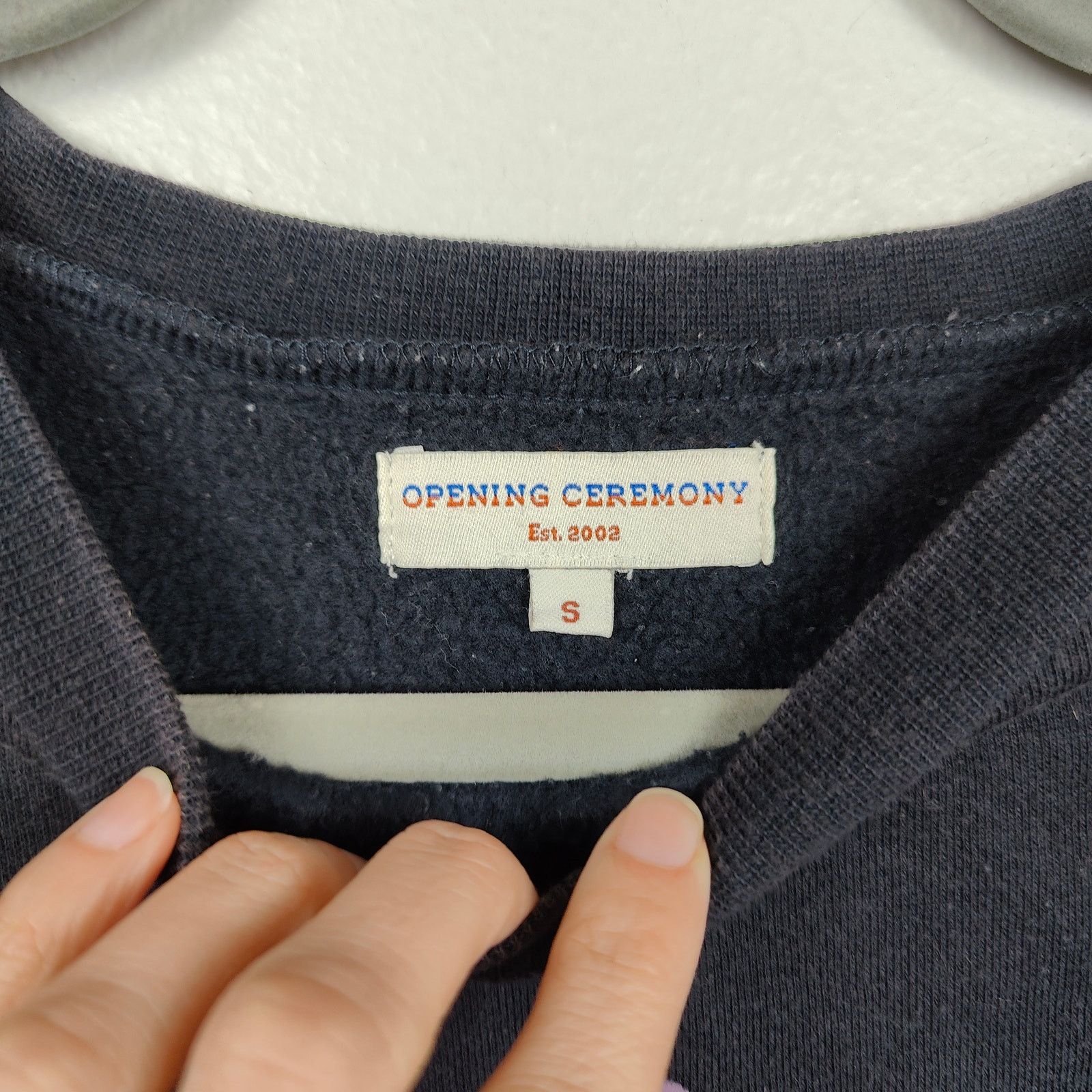 Opening Ceremony Opening Ceremony Sweatshirt Womens Small Washed Black Size S / US 4 / IT 40 - 3 Thumbnail