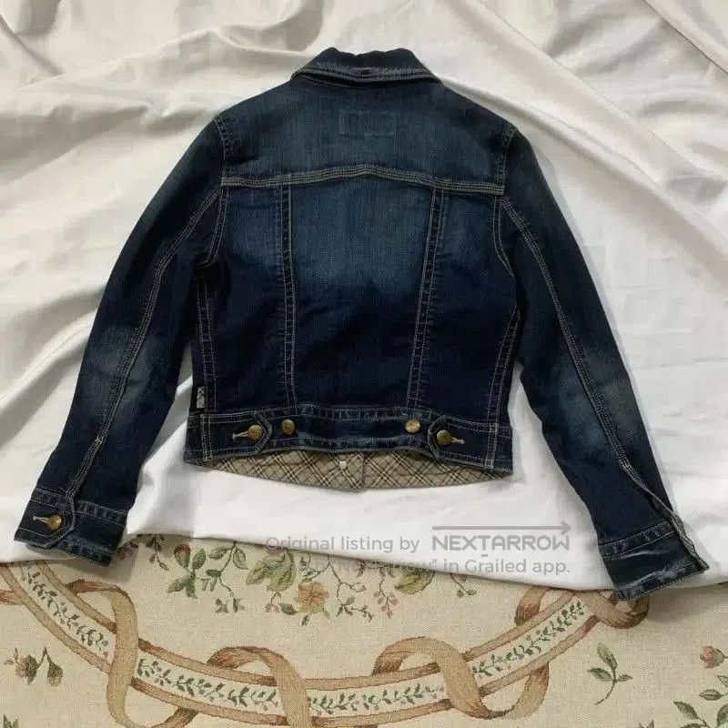 Burberry Burberry Women's Blue Cotton Jacket. Size M / US 6-8 / IT 42-44 - 4 Thumbnail