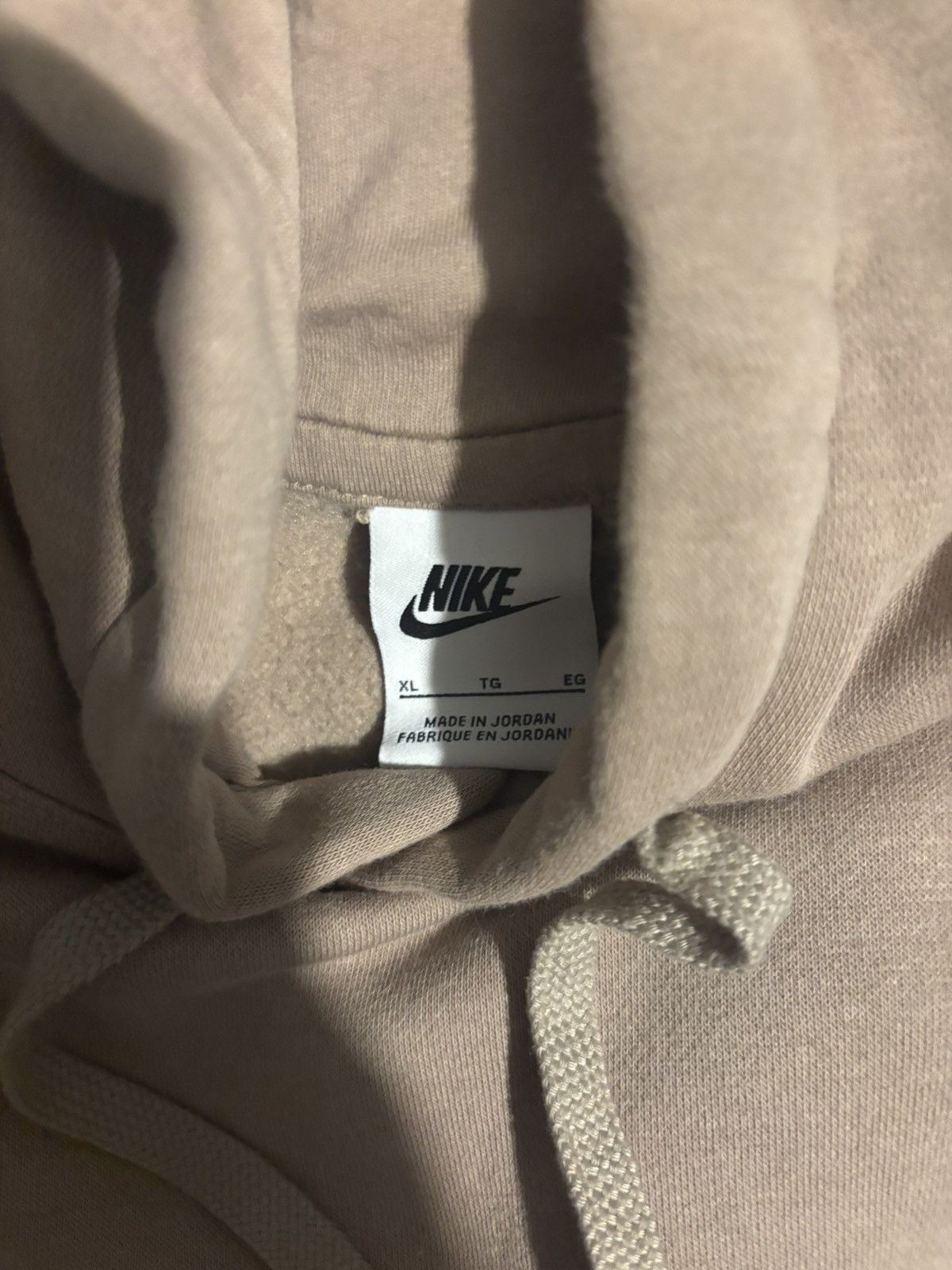 Nike Tan mens nike hoodie Size US XL / EU 56 / 4 - 2 Thumbnail