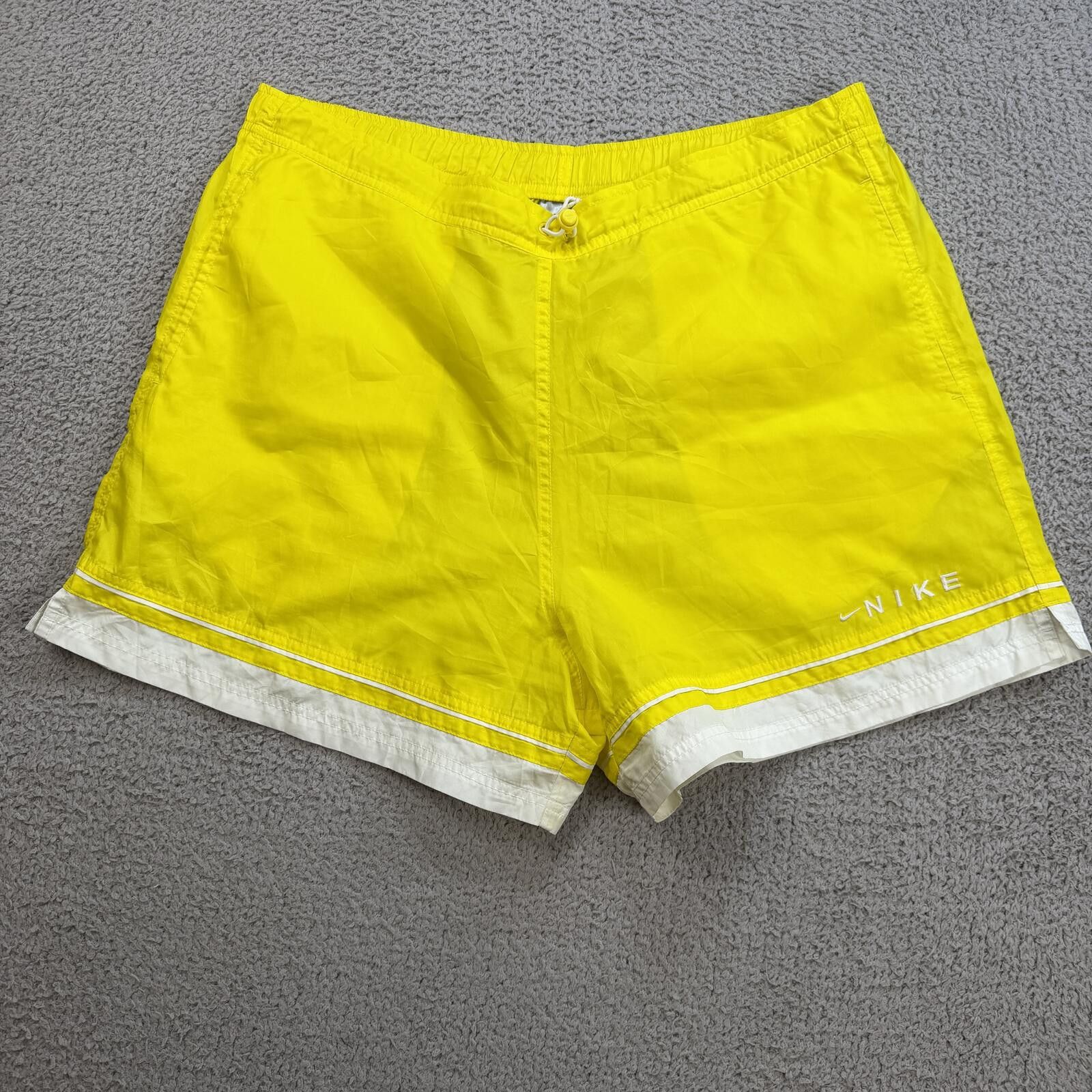 Nike Nike Yellow Swim Trunks Mens XL Neon Athletic Shorts Beach Size US 36 / EU 52 - 1 Thumbnail