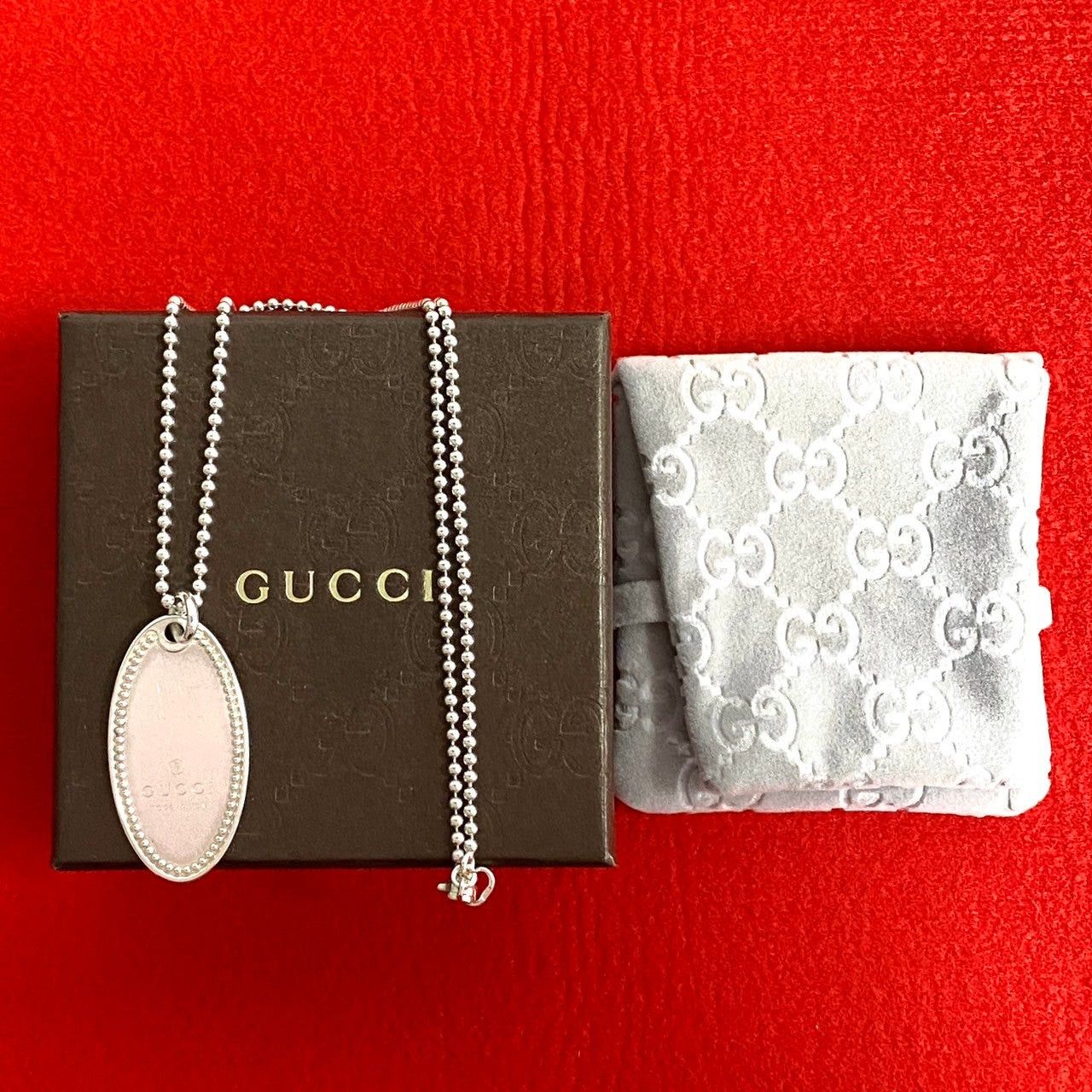 Gucci Necklace Silver Silver