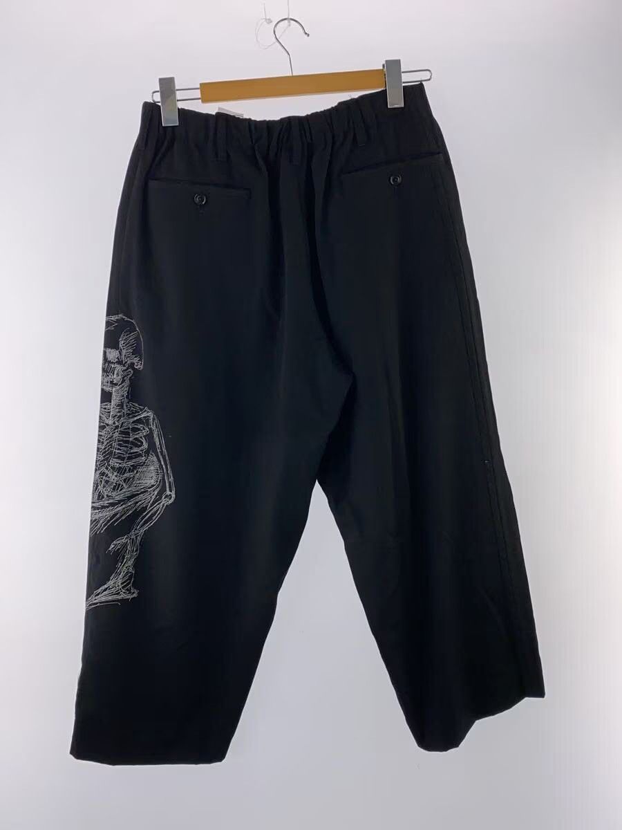 Yohji Yamamoto yohji yamamoto POUR HOMME 16SS Skull Print Easy Pants Size US 29 - 2 Thumbnail