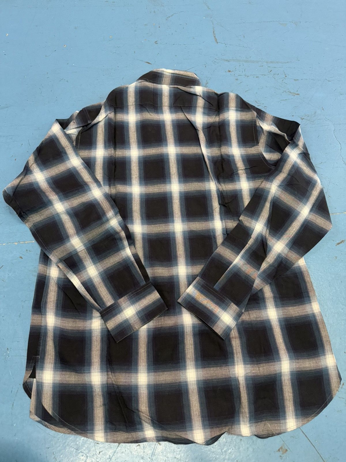 Saint Laurent Paris SAINT LAURENT FW14 BLUE SHIRT Size US L / EU 52-54 / 3 - 2 Thumbnail