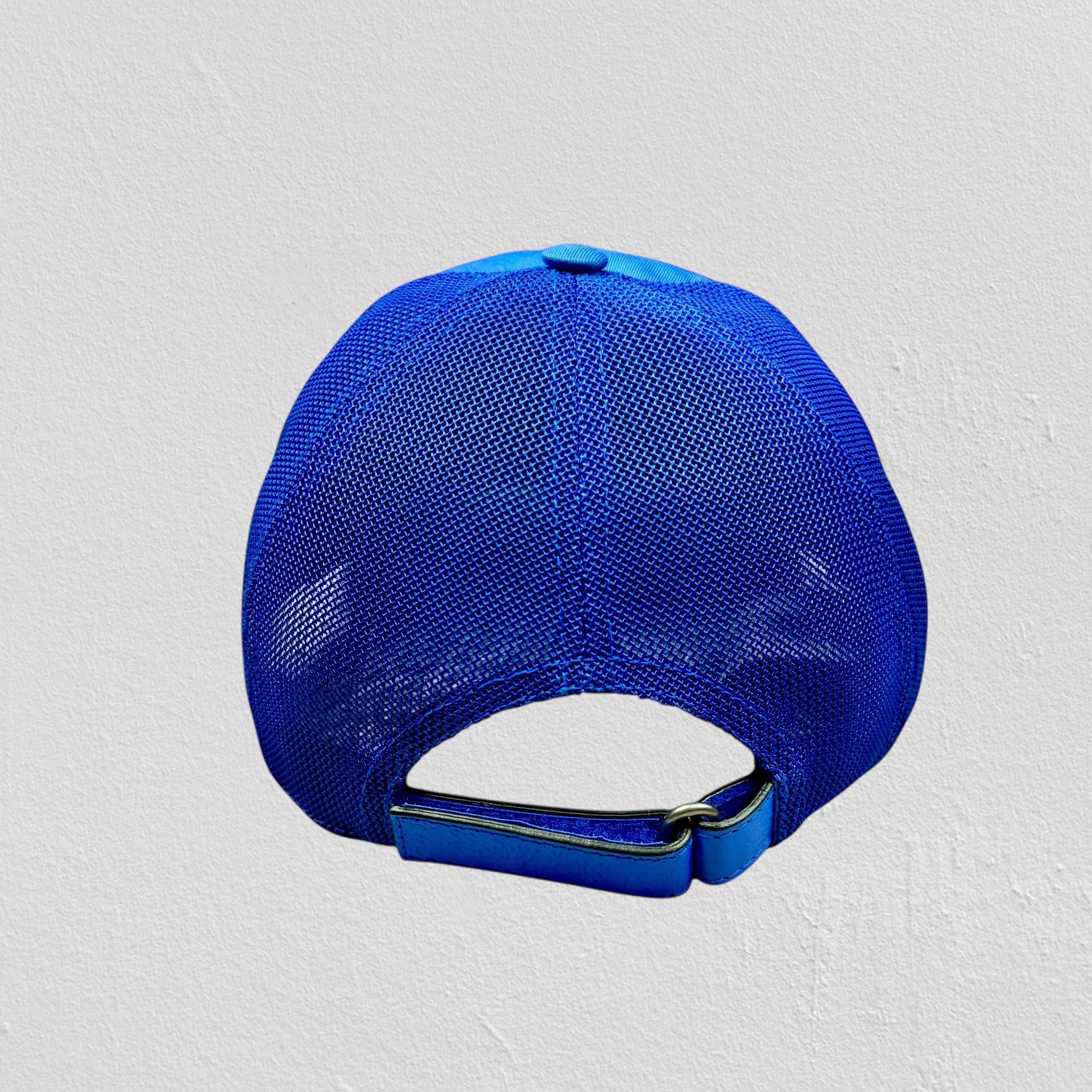 Gucci Gucci blue embroidered logo cap new Size ONE SIZE - 4 Thumbnail
