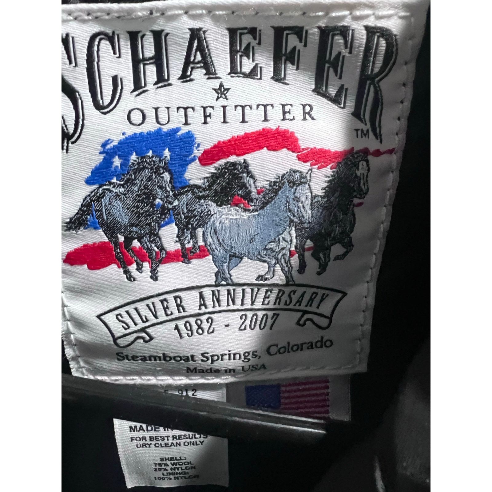 Other Schaefer Outfitter Wool Vest Men’s XL Leather Collar USA Size US XL / EU 56 / 4 - 8 Thumbnail