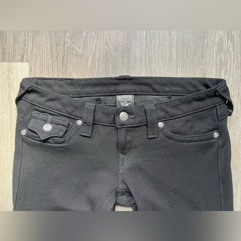 True Religion True Religion Black Skinny Pants Jeans Size 26" / US 2 / IT 38 - 4 Thumbnail