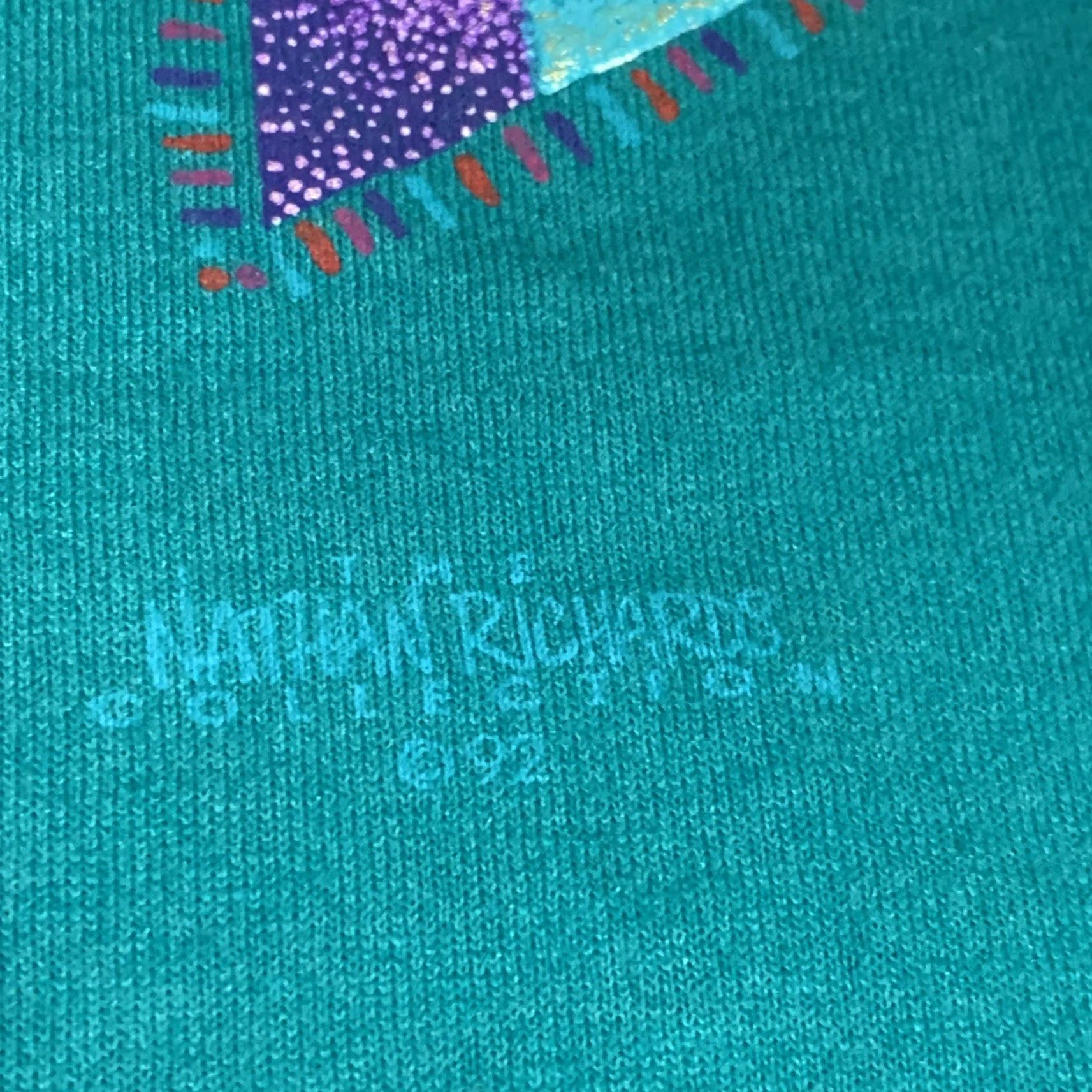 Vintage VINTAGE Nathan Richards Collection T-Shirt South Western Aztec Graphic Size M Unisex Green 1990s Shirt Mens Women Boys Girls Size US M / EU 48-50 / 2 - 4 Thumbnail