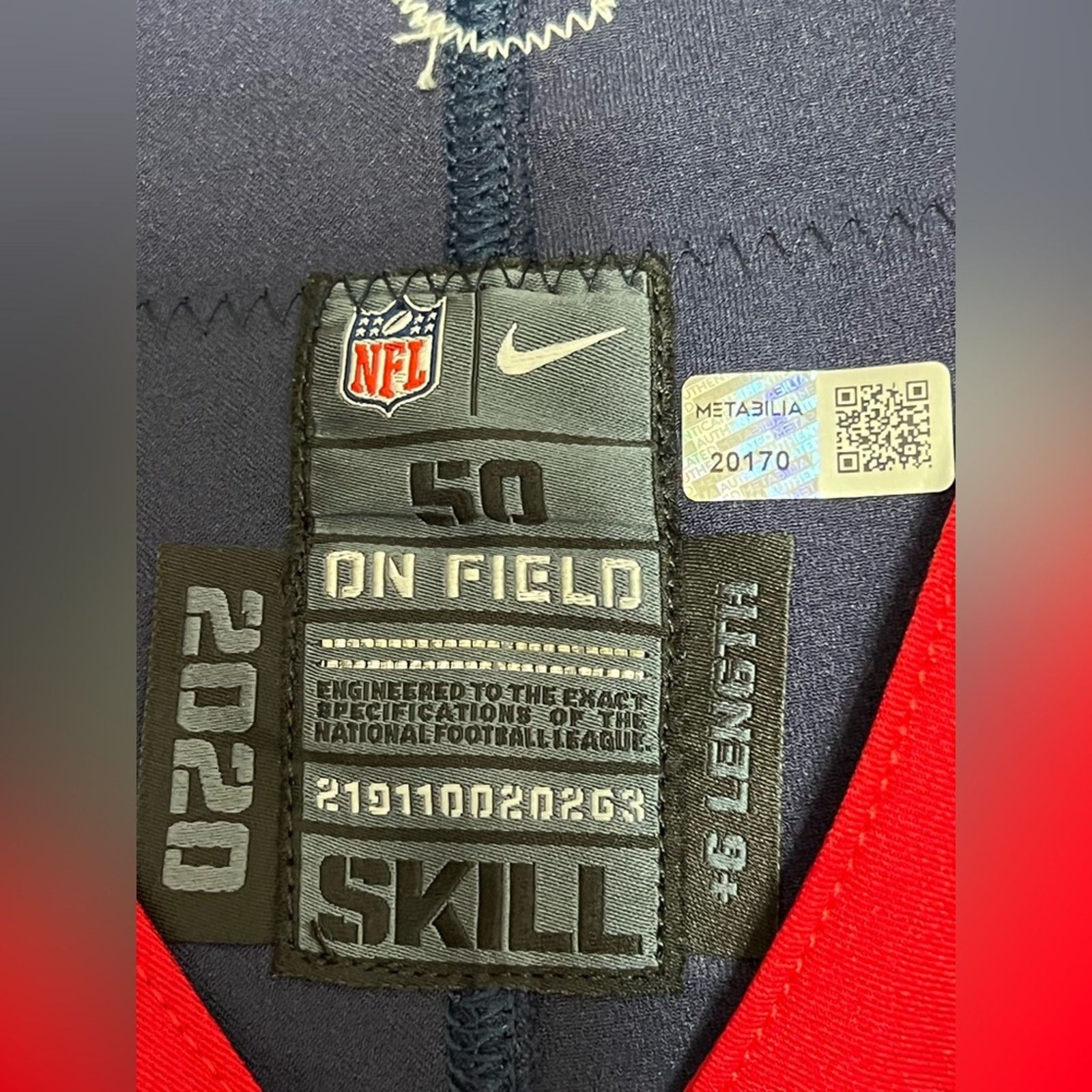 Nike JJ Watt Texans Game Issued Jersey Captain & WPMOY Patch COA Size US XL / EU 56 / 4 - 6 Thumbnail