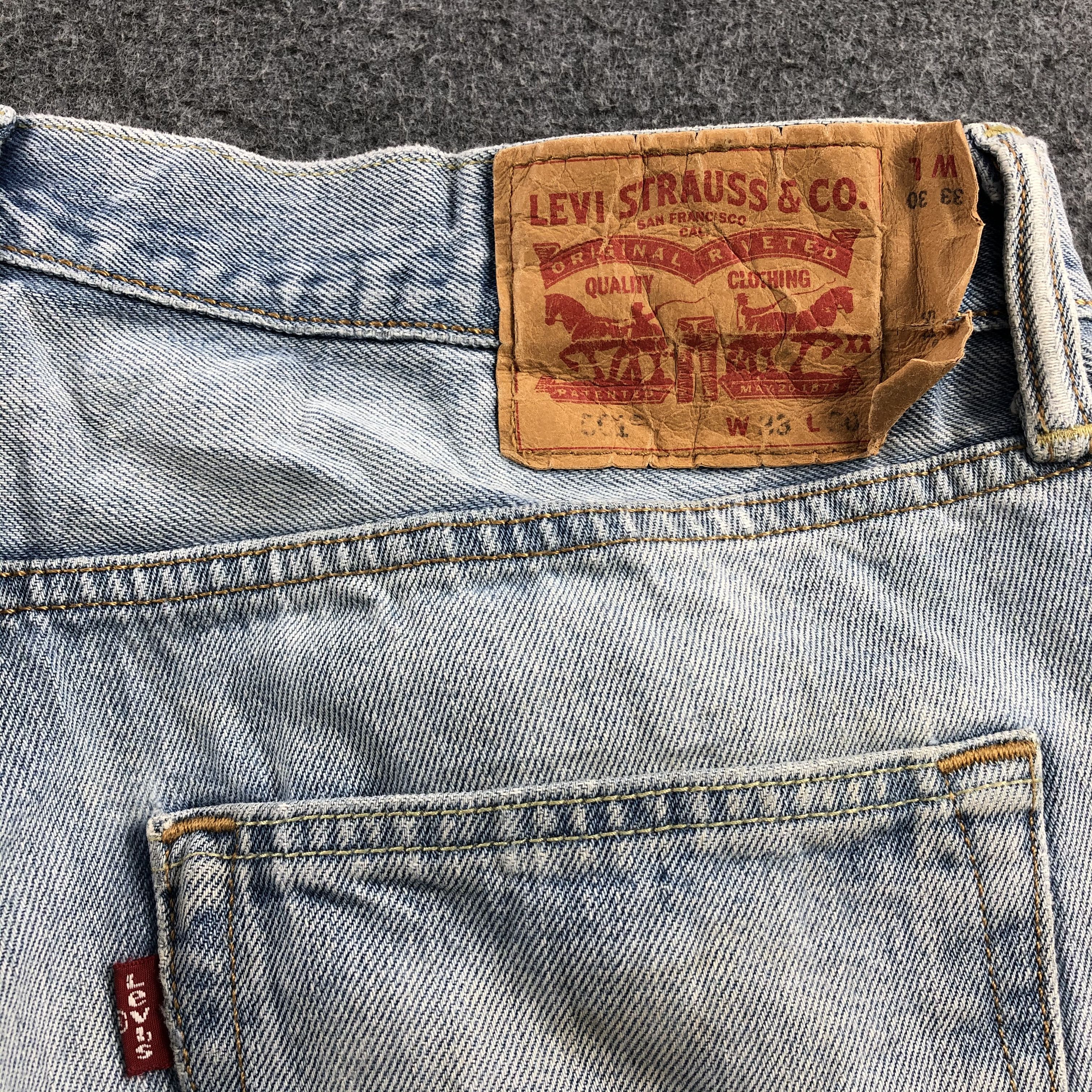 Levi's × Vintage Vintage Distress Levis 501 Jeans-JM1191 Size US 34 / EU 50 - 6 Thumbnail