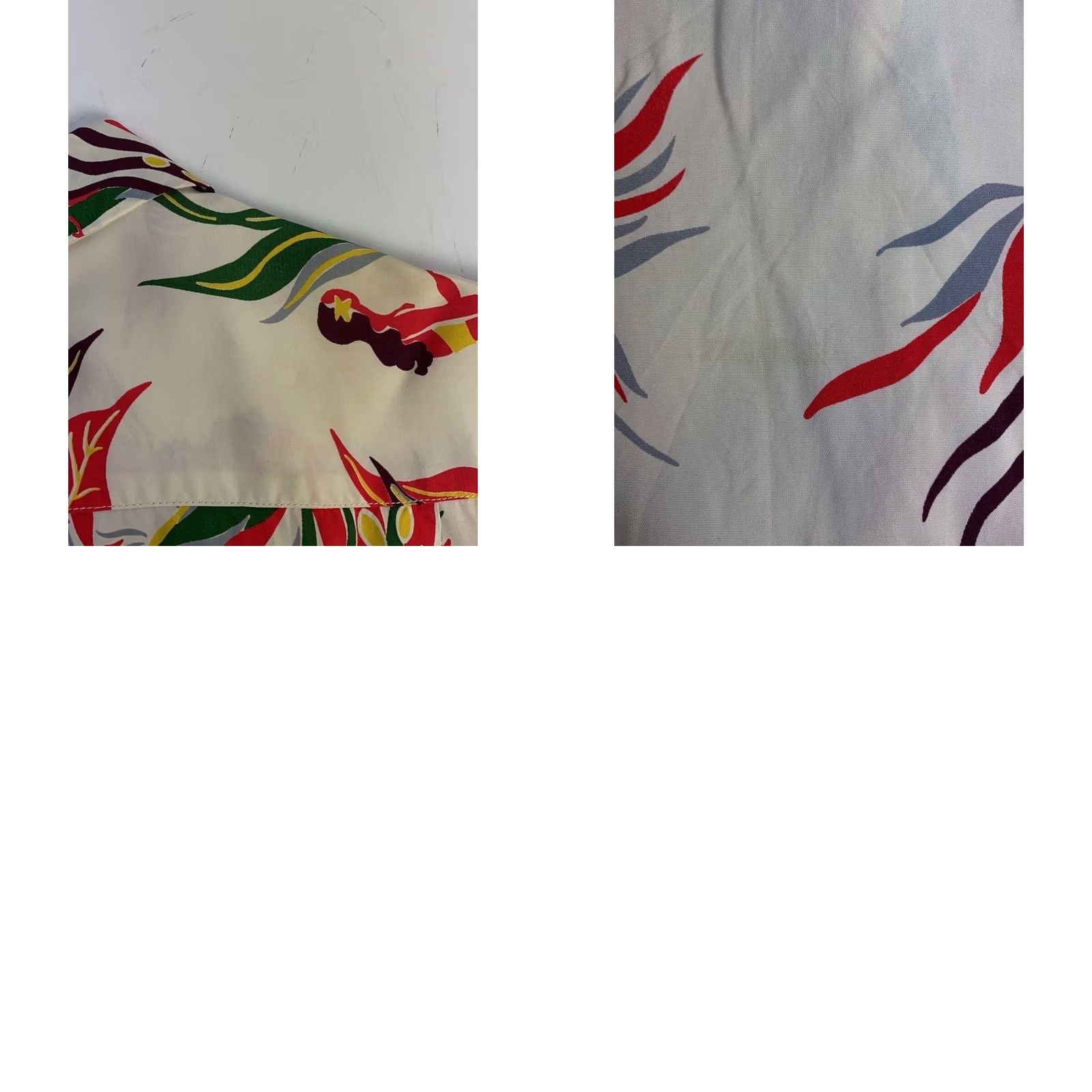 Sun Surf SUN SURF Shirt Men's Aloha Size M Rayon Cream All-over Print Hula Girl USED Floral Short Sleeve Button-Up Japan Summer, Spring Casual Travel Mens Size US M / EU 48-50 / 2 - 8 Thumbnail