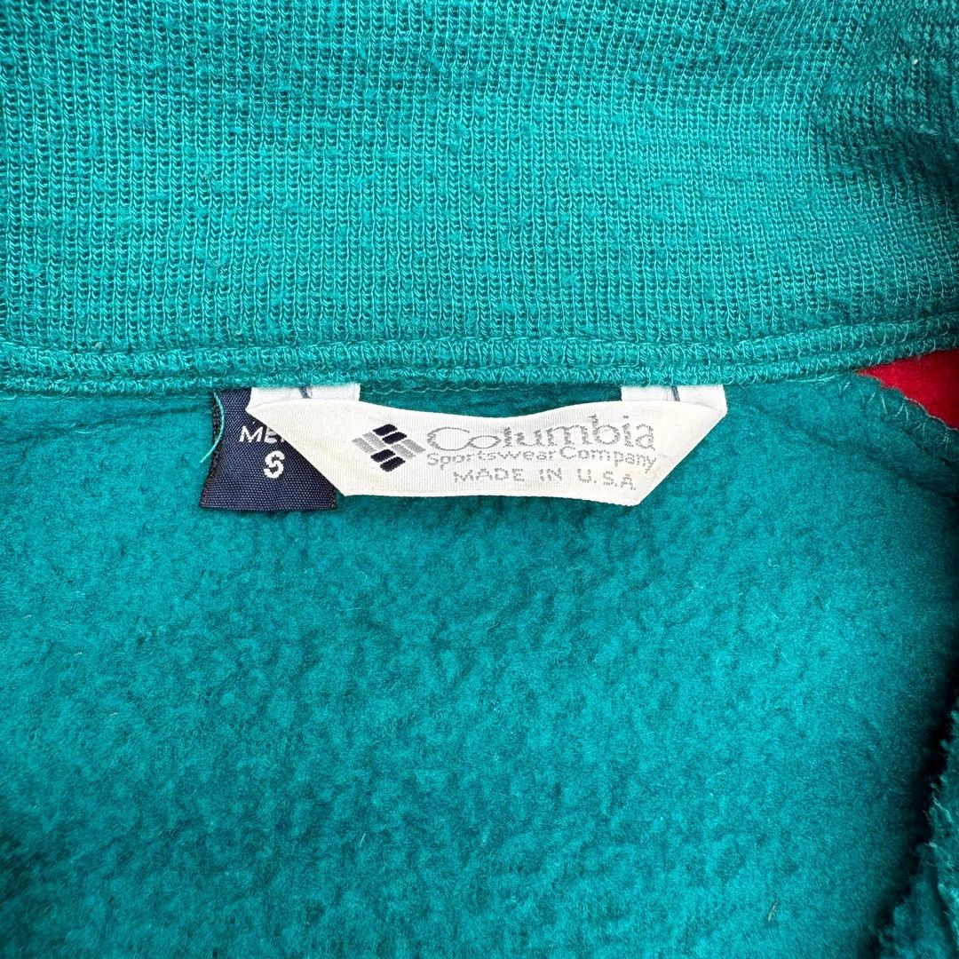 Columbia Columbia 1990 90s 80s Vintage USA Made Rare Fleece Jacket Size US S / EU 44-46 / 1 - 4 Thumbnail