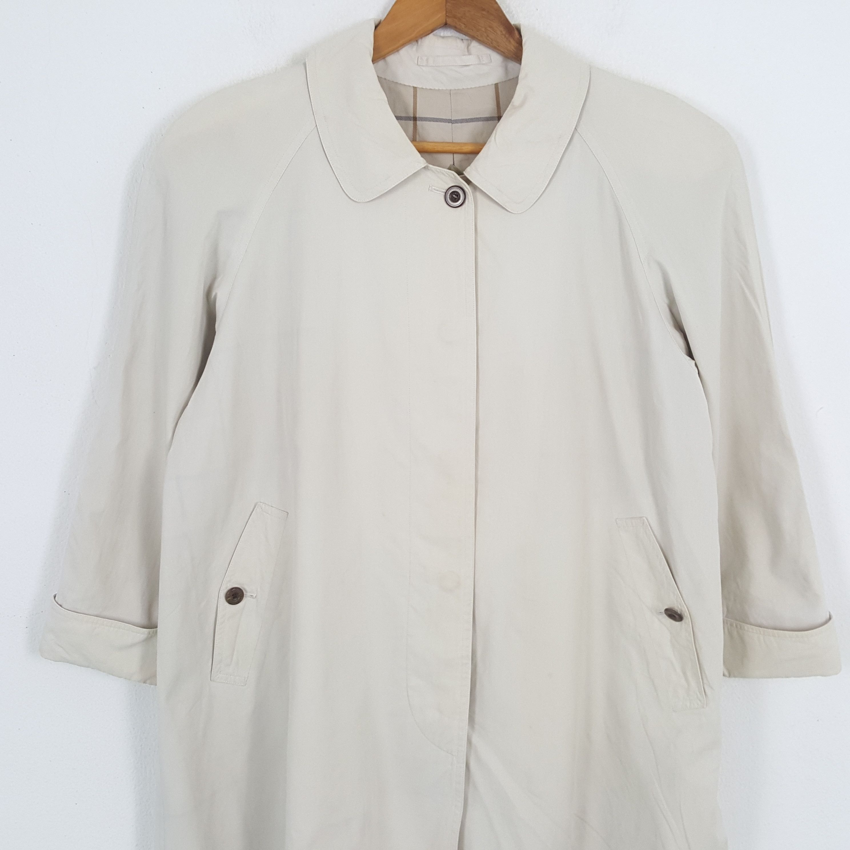 Burberry × Vintage Vintage BURBERRYS Fashion Brand Trench Coat Jacket Size L / US 10 / IT 46 - 4 Thumbnail