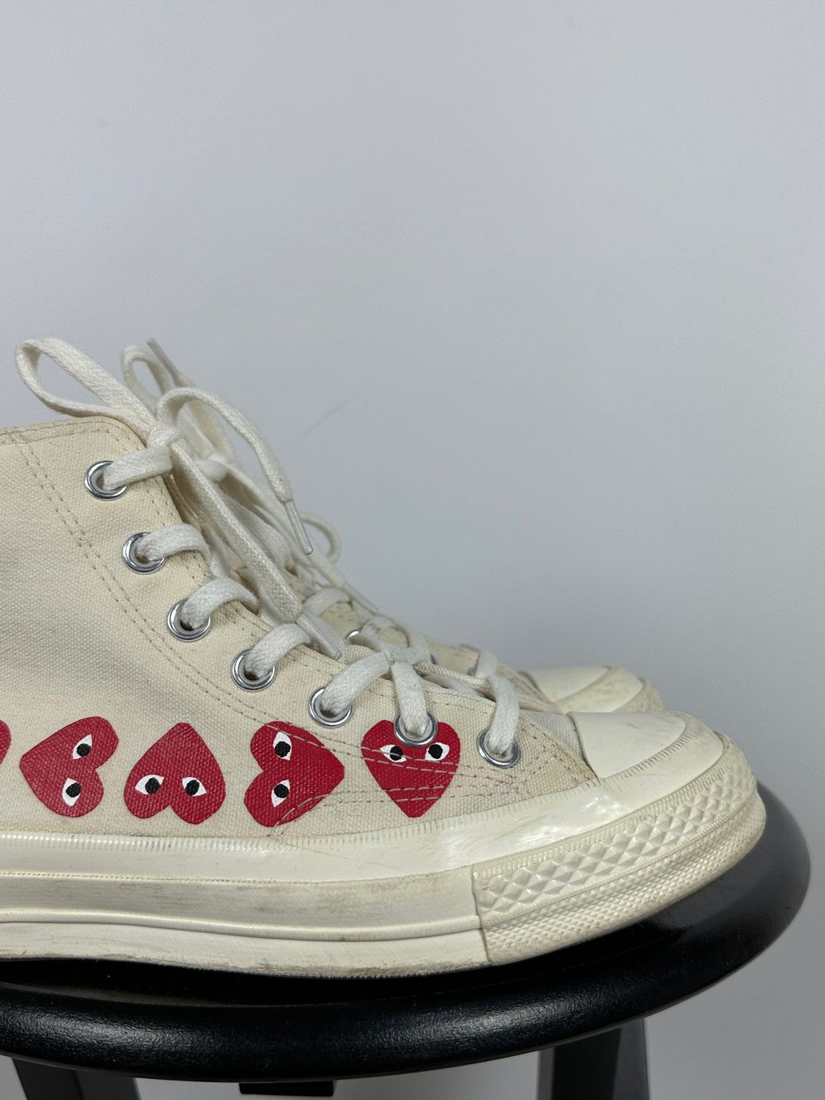 Comme des Garcons Comme Des Garçons x Chuck Taylor Converse All Star Hi Top Size US 5 / EU 37 - 14 Thumbnail