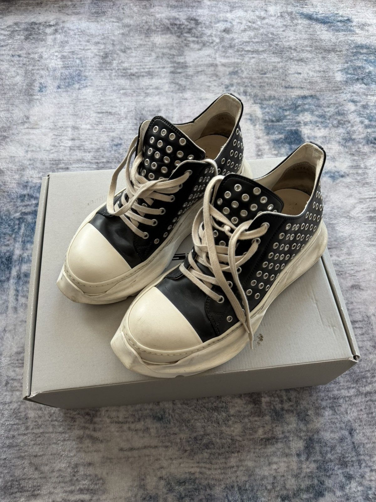 Rick Owens Abstract Sneakers | Grailed