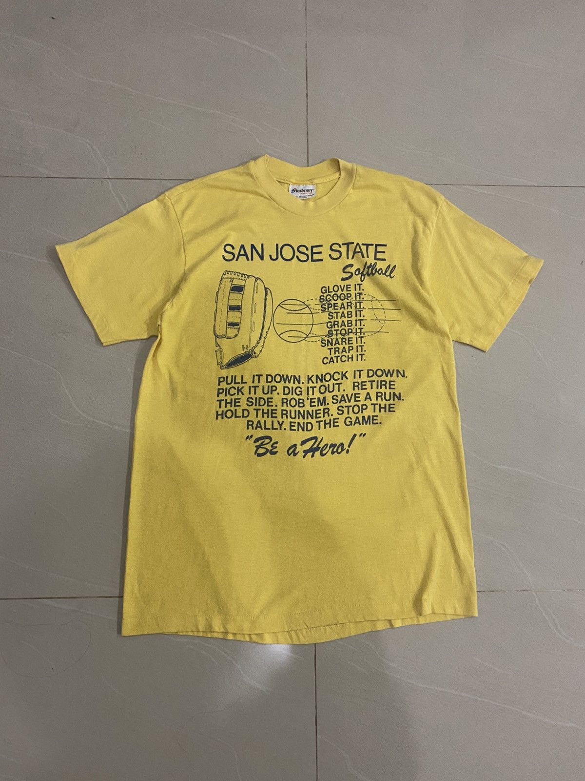 Vintage 80s San Jose State Softball University Size US M / EU 48-50 / 2 - 1 Thumbnail