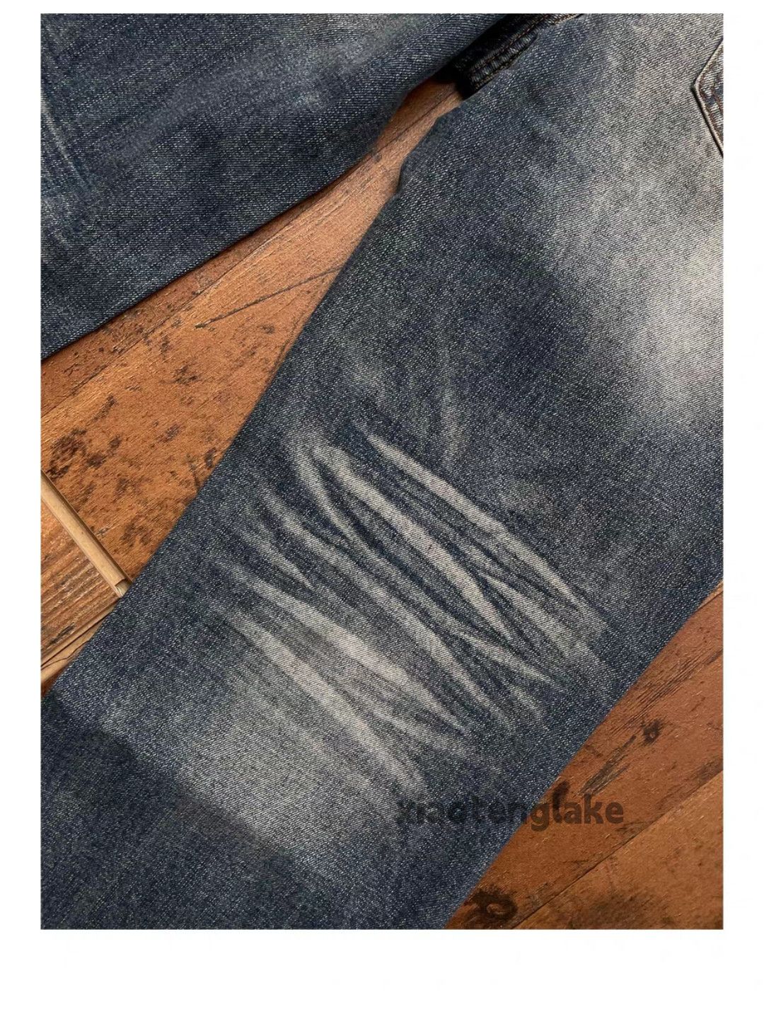 Jean xz vintage distressed faded cleanfit loose y2k jeans Size US 30 / EU 46 - 4 Thumbnail