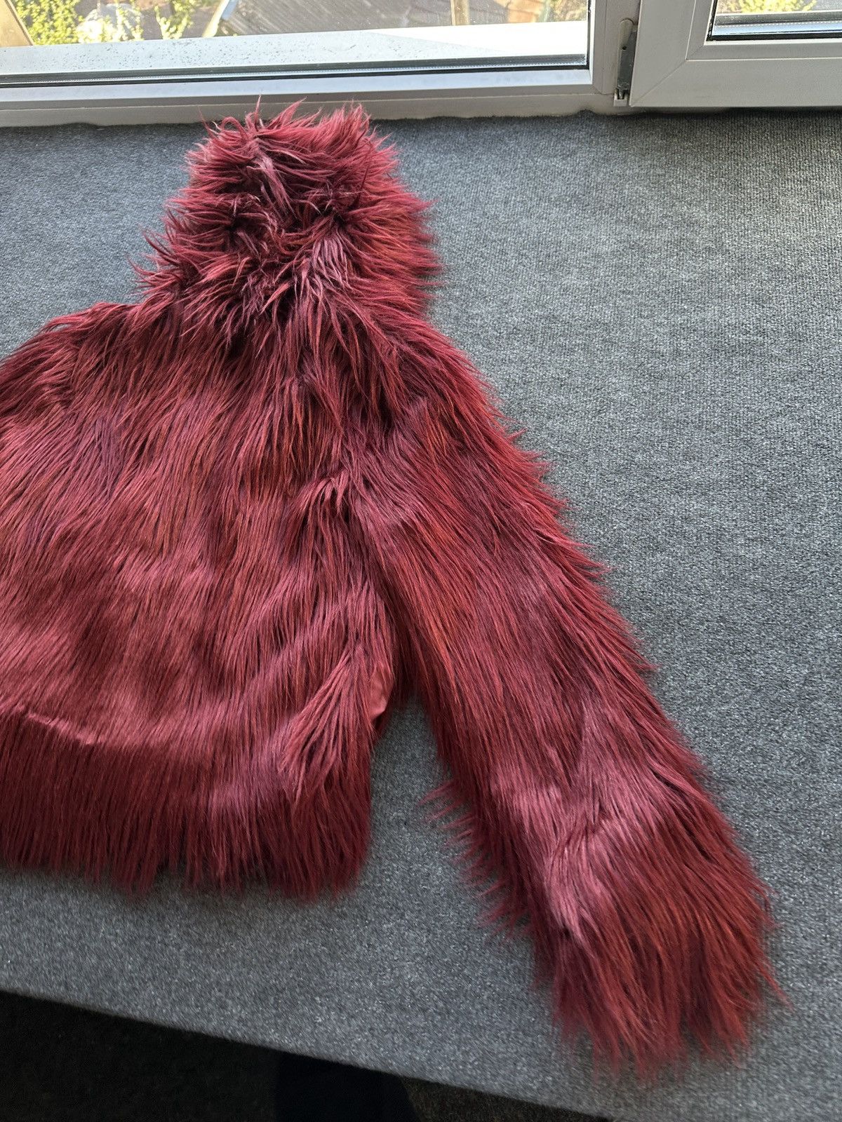 Other WMN LUXURY 🚨 FAUX FUR RED HOOD JACKET Y2K OPIUM LONG SLEEVE Size M / US 6-8 / IT 42-44 - 13 Thumbnail