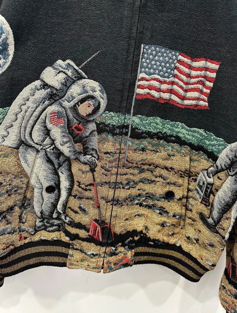 Saint Laurent Paris Saint Laurent Paris 16SS astronaut baseball jacket-2506 Size US M / EU 48-50 / 2 - 3 Thumbnail