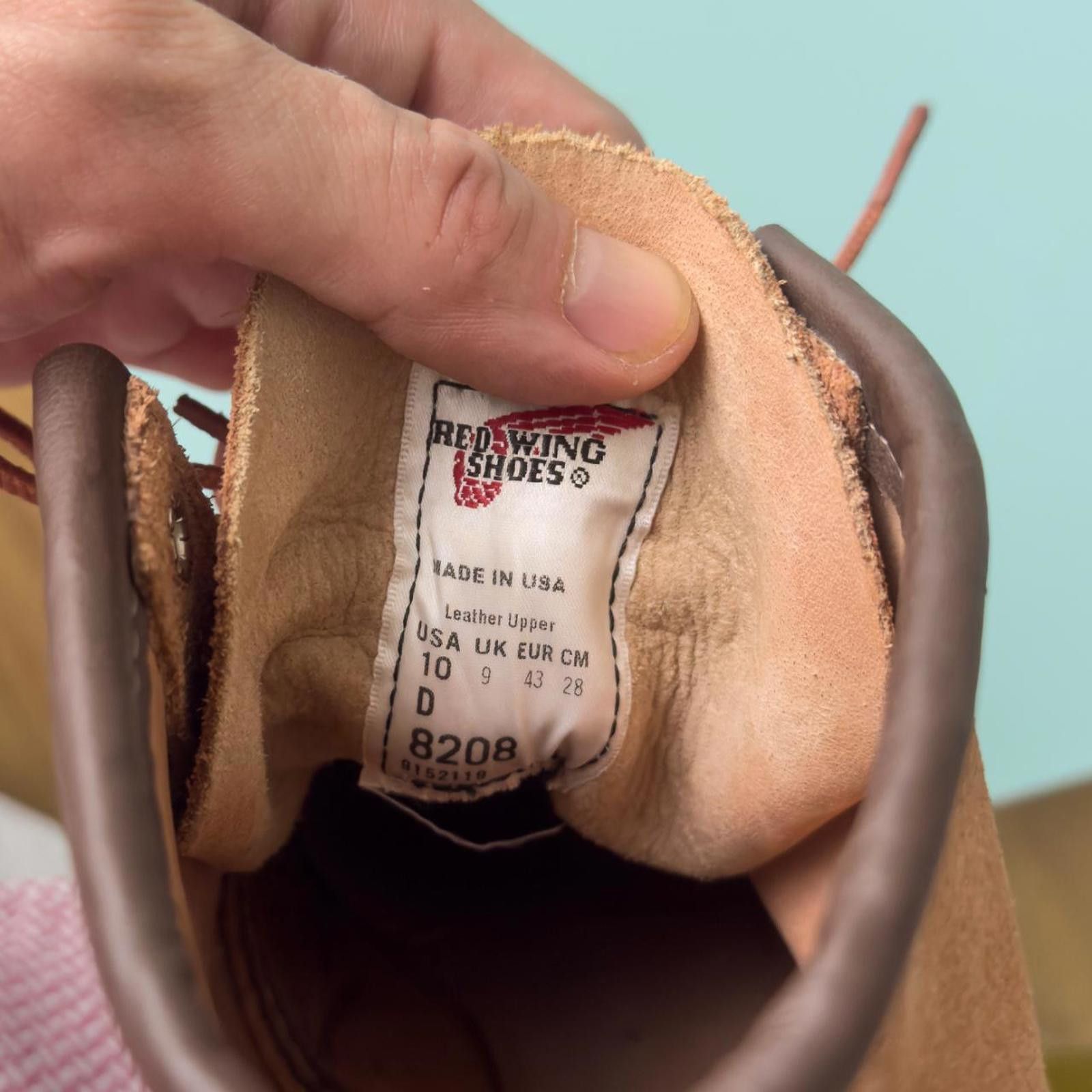 Red Wing RED WING HERITAGE MENS MOC BOOT - DUSTY ROSE ABILENE SIZE 10 Size US 10 / EU 43 - 6 Thumbnail