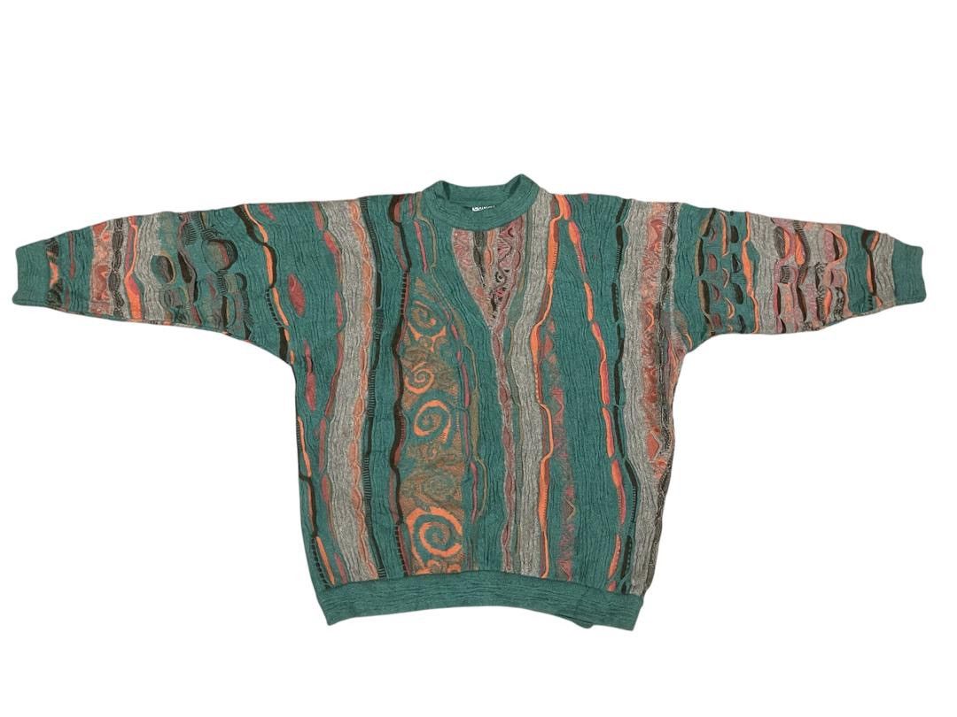 Coogi Coogi Cable Knit Sweatshirt Size US M / EU 48-50 / 2 - 1 Thumbnail