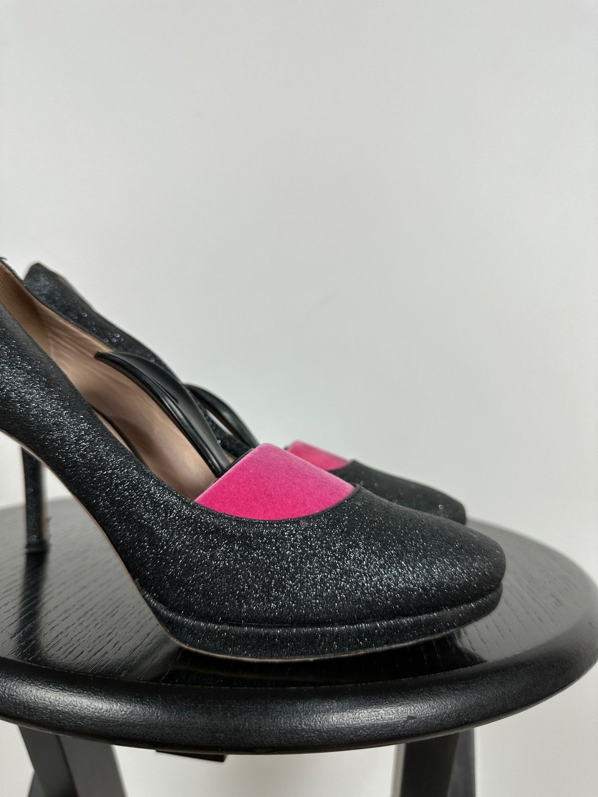 Miu Miu Miu Miu Glitter Heel Size US 6.5 / IT 36.5 - 14 Thumbnail