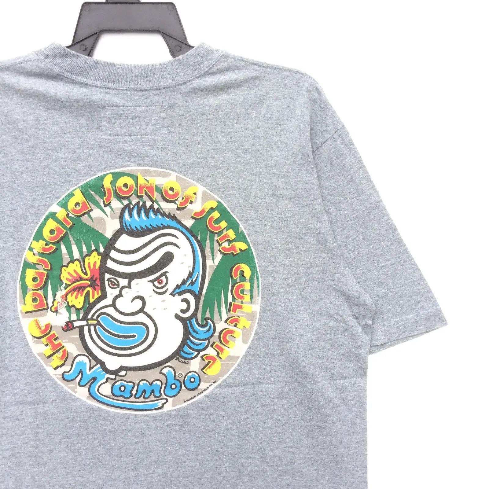 Mambo Vintage 90s Mambo The Bastard Son of Surf Culture T-shirt | Size US S / EU 44-46 / 1 - 2 Thumbnail