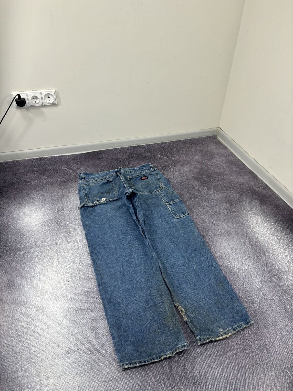 Dickies Vintage Dickies Workwear USA Blue Utility Work Denim Jeans Size US 36 / EU 52 - 3 Thumbnail