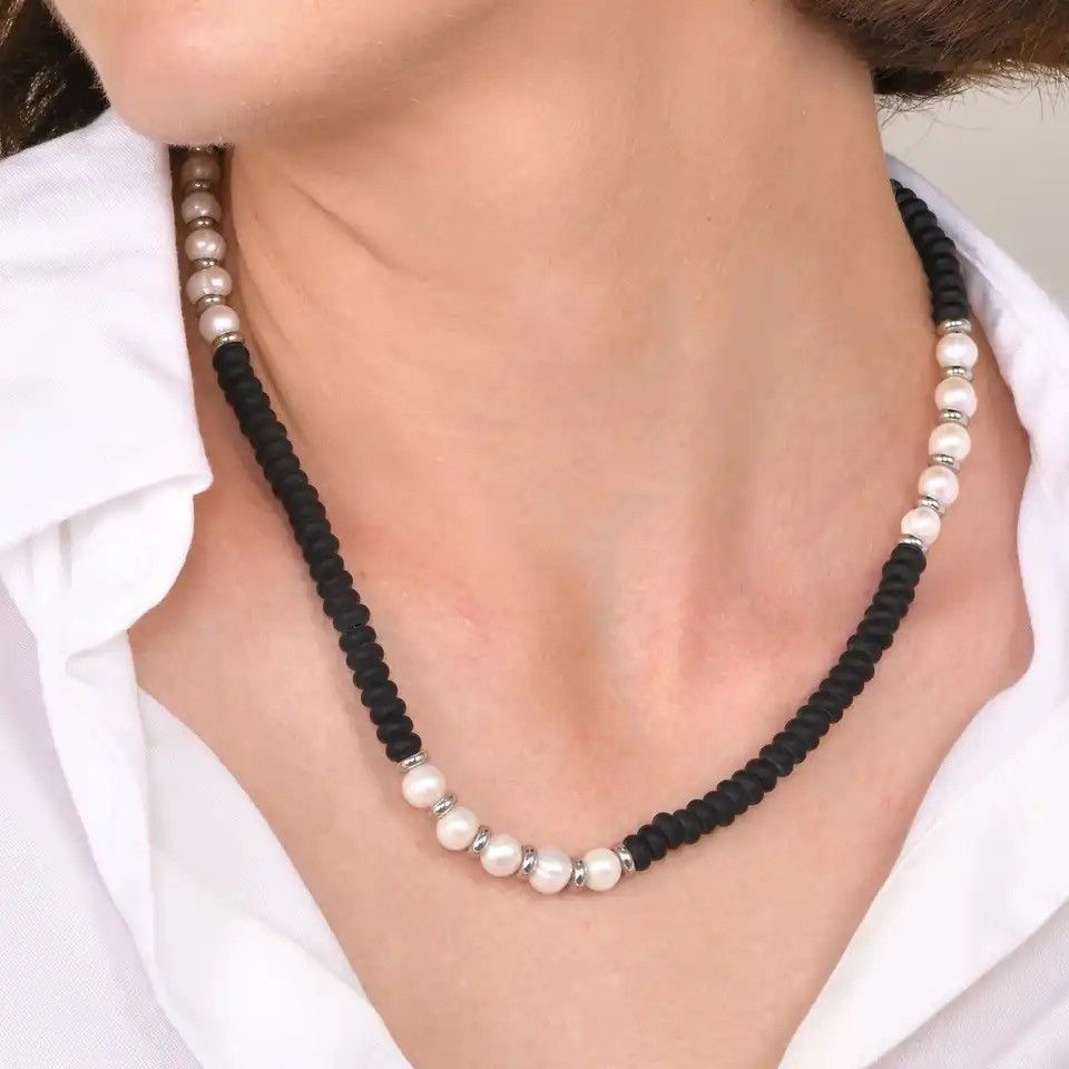 Other Temperament Simulated Pearl Beads Chain Choker Necklace Size ONE SIZE - 3 Thumbnail
