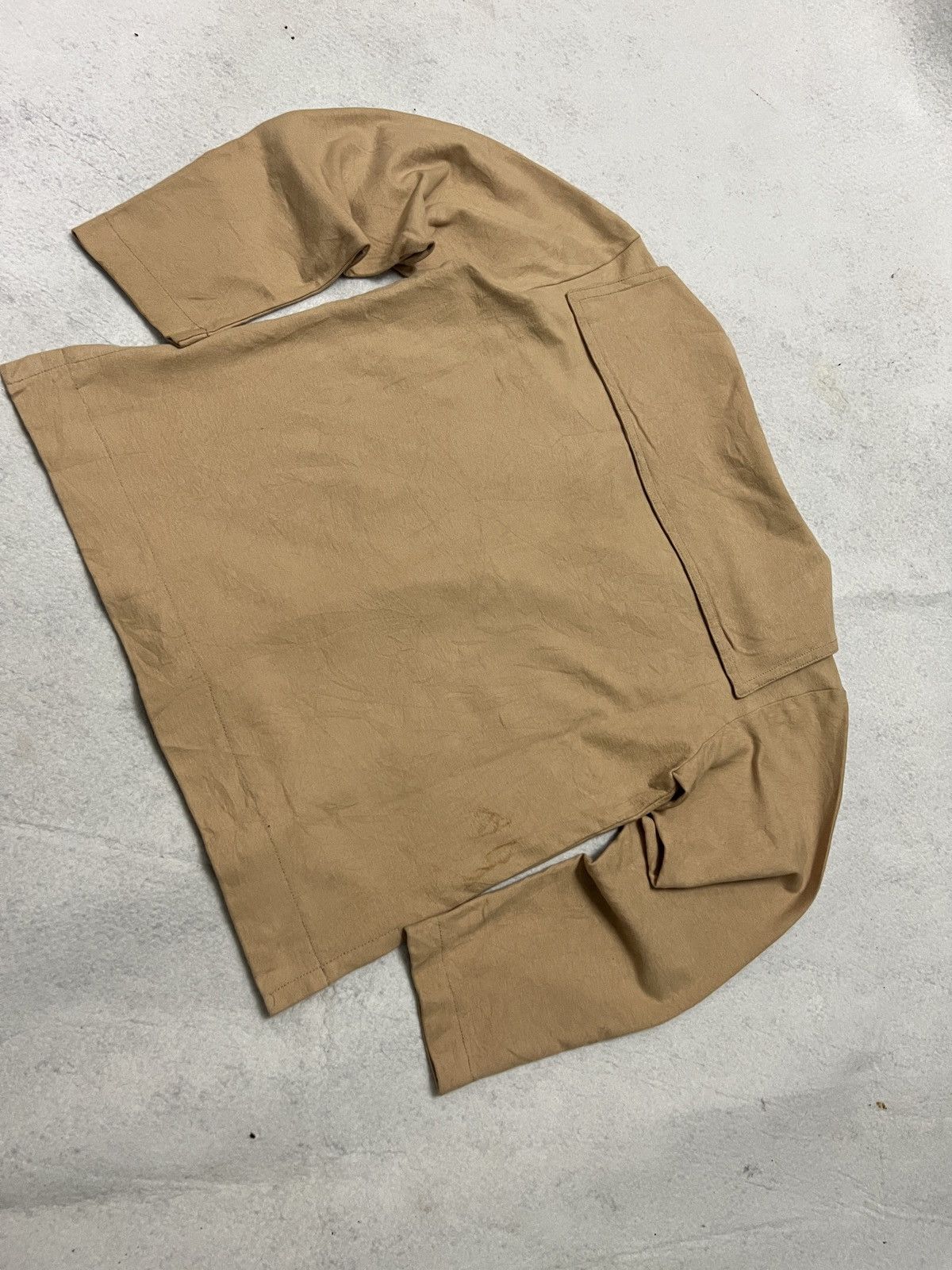 Yohji Yamamoto 549. Y’s for Living by Yohji Yamamoto Minimal Hood Top Size ONE SIZE - 3 Thumbnail