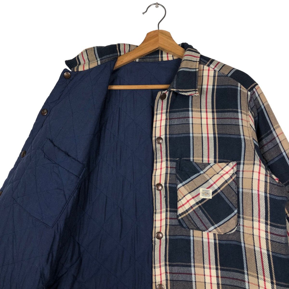 Flannel 🔥Vtg Flannel Jacket Tartan Design Gohemp Japan Issey Miyake Size US L / EU 52-54 / 3 - 10 Thumbnail