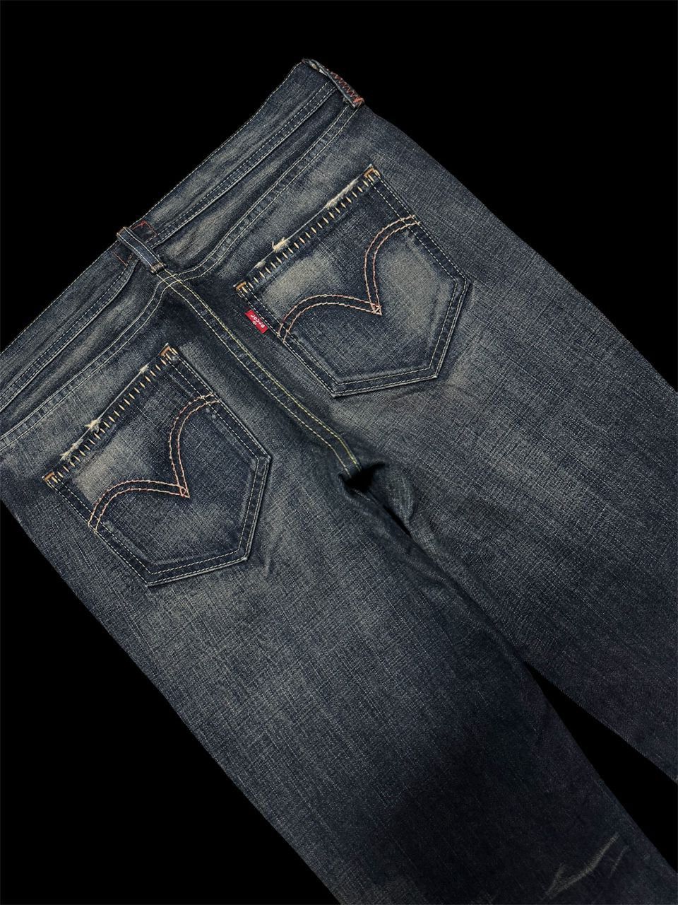 If Six Was Nine Bell Bottom💥90s Levi’s RedLoop Sick Whisker Rusty Bootcut Size US 30 / EU 46 - 16 Thumbnail