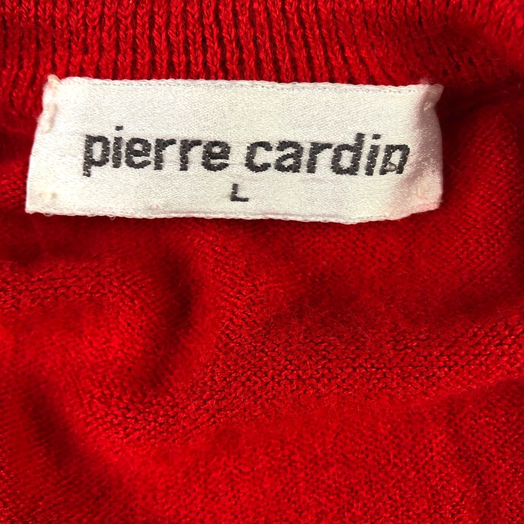 Pierre Cardin VINTAGE Pierre Cardin Men's Sweater Red L V-Neck Pullover Shirt? Size US L / EU 52-54 / 3 - 3 Thumbnail