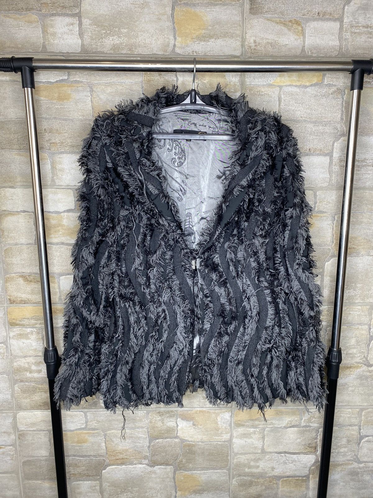Just Cavalli Fuzzy Hairy Blazer Jacket