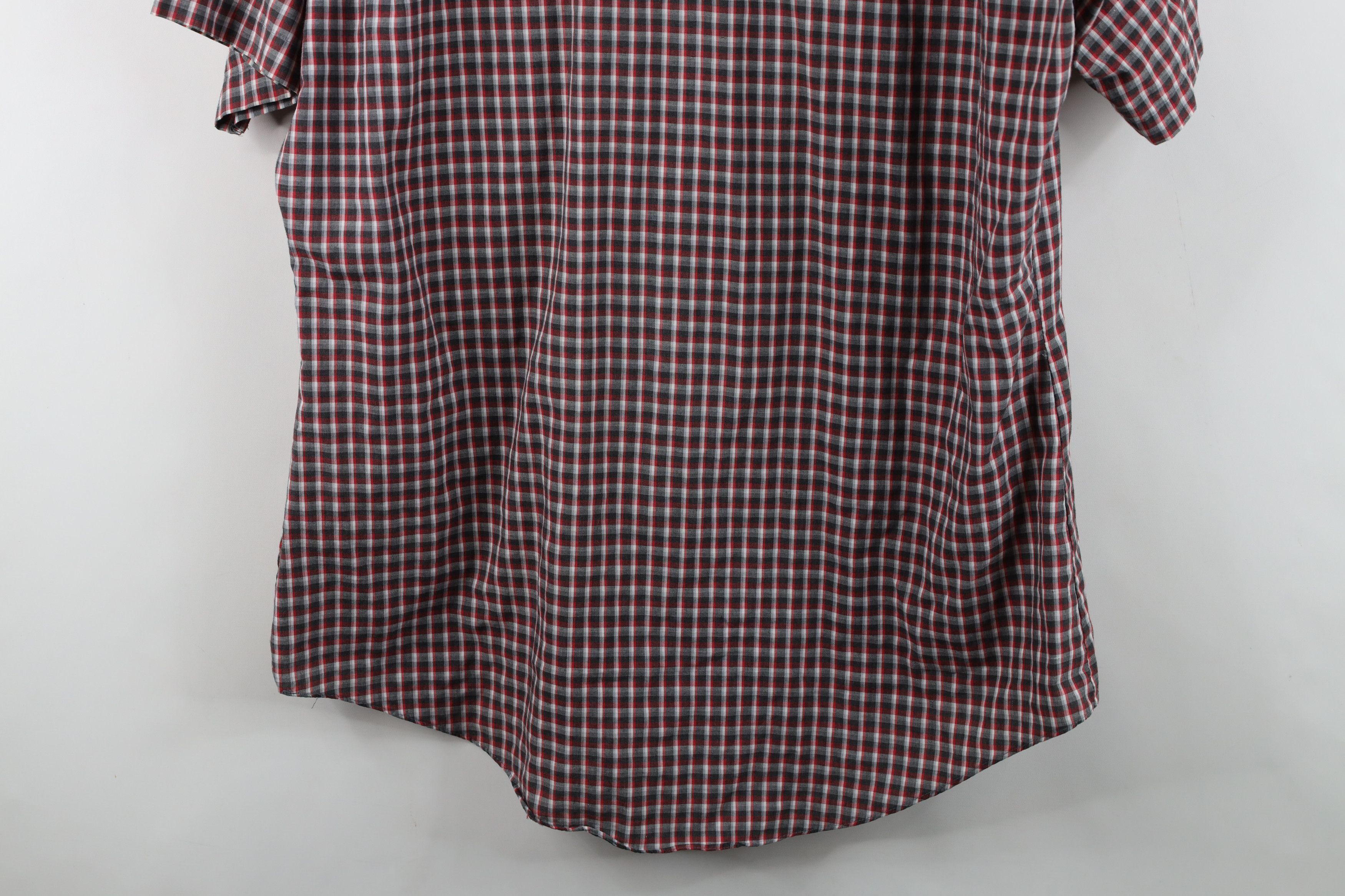 Levi's Vintage 80s 90s Levis Cowboy Button Short Sleeve Shirt Plaid Size US L / EU 52-54 / 3 - 11 Thumbnail