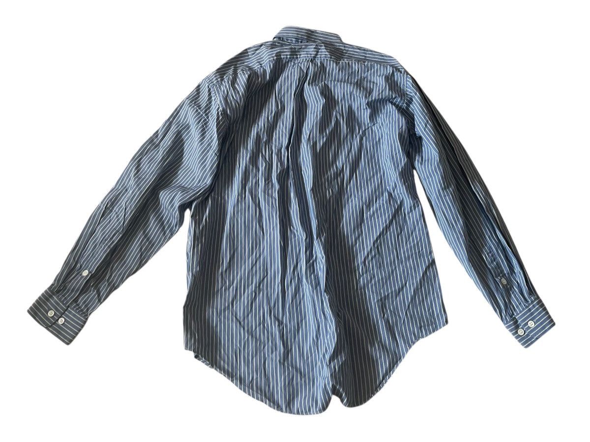 Issey Miyake Vintage issey miyake design studio striped blue button up Size US M / EU 48-50 / 2 - 6 Thumbnail